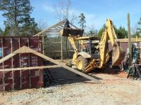 374582-Barn, installing roof truss\'s, Jan 04.jpg