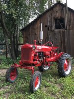 1949 Farmall Cub quarter view small.JPG