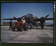 My Mahindra's Great Grandpa Towing a B-25.jpg