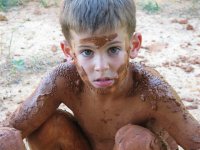 Peyton covered in mud, June 2006.jpg