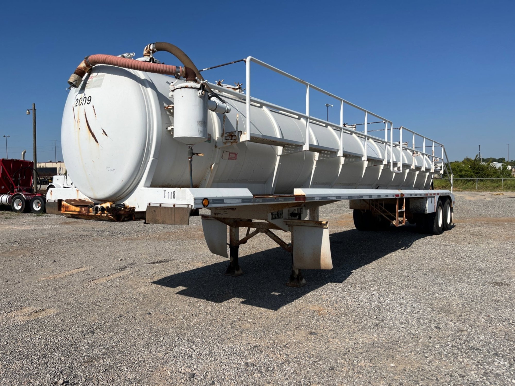 2012 GALLEGOS 130 BBL STEEL VACUUM TRAILER (A55745)