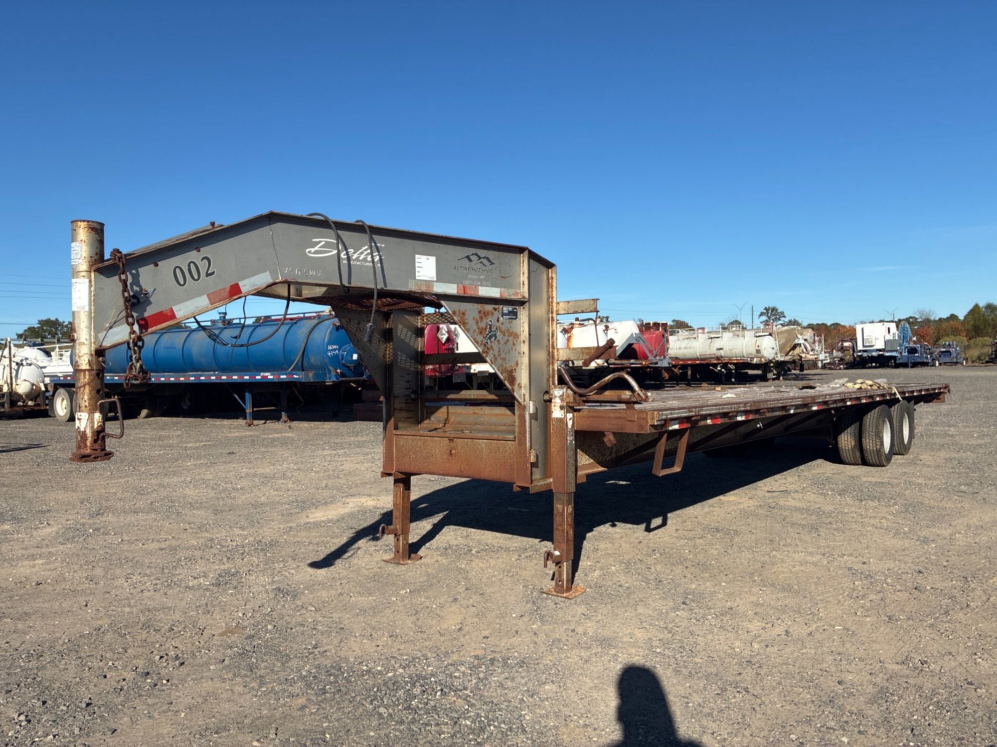 2007 DELTA GOOSENECK TRAILER (A58216)