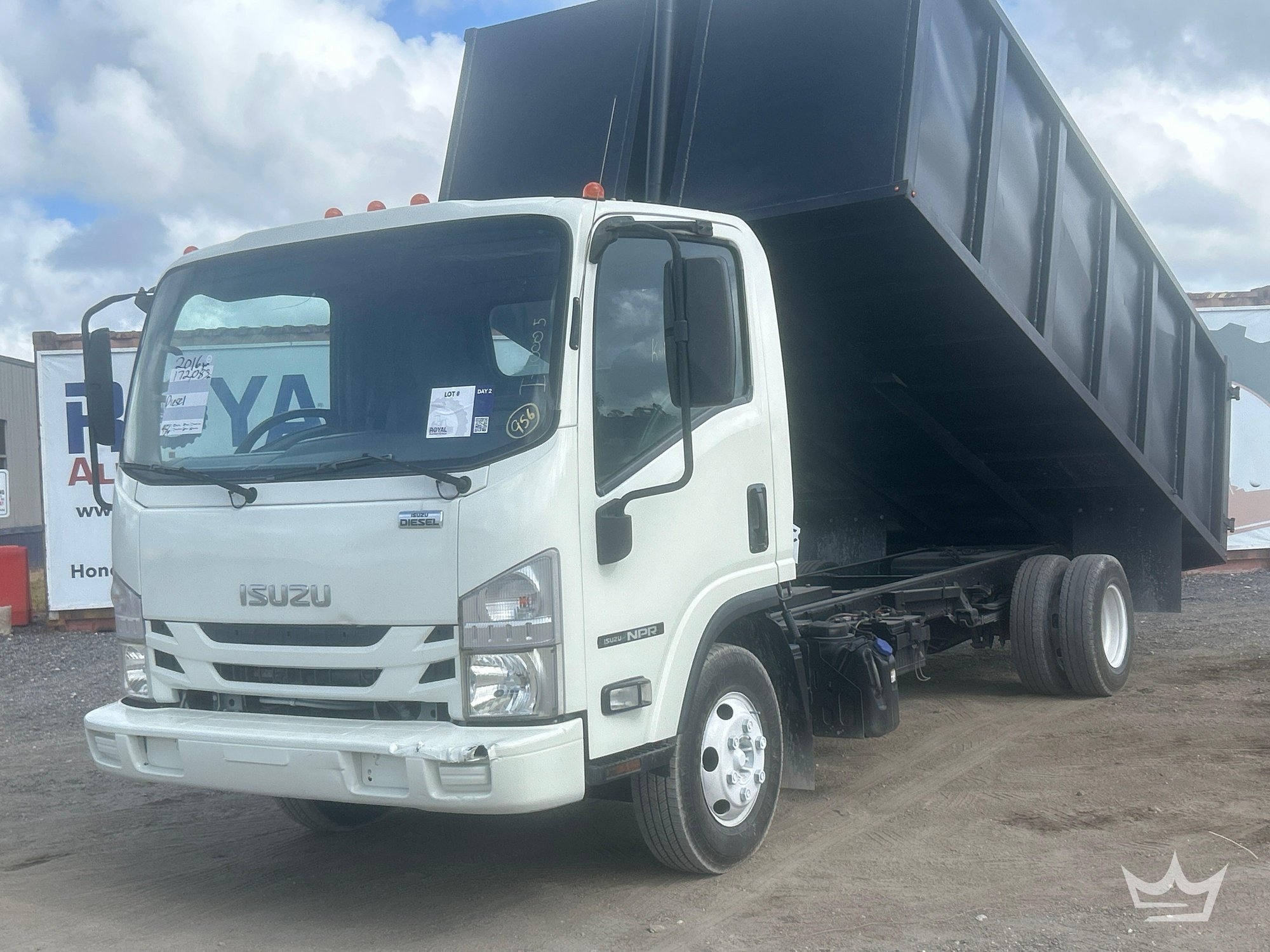 2016 Isuzu NPR Landscape Dump Truck (A56858)