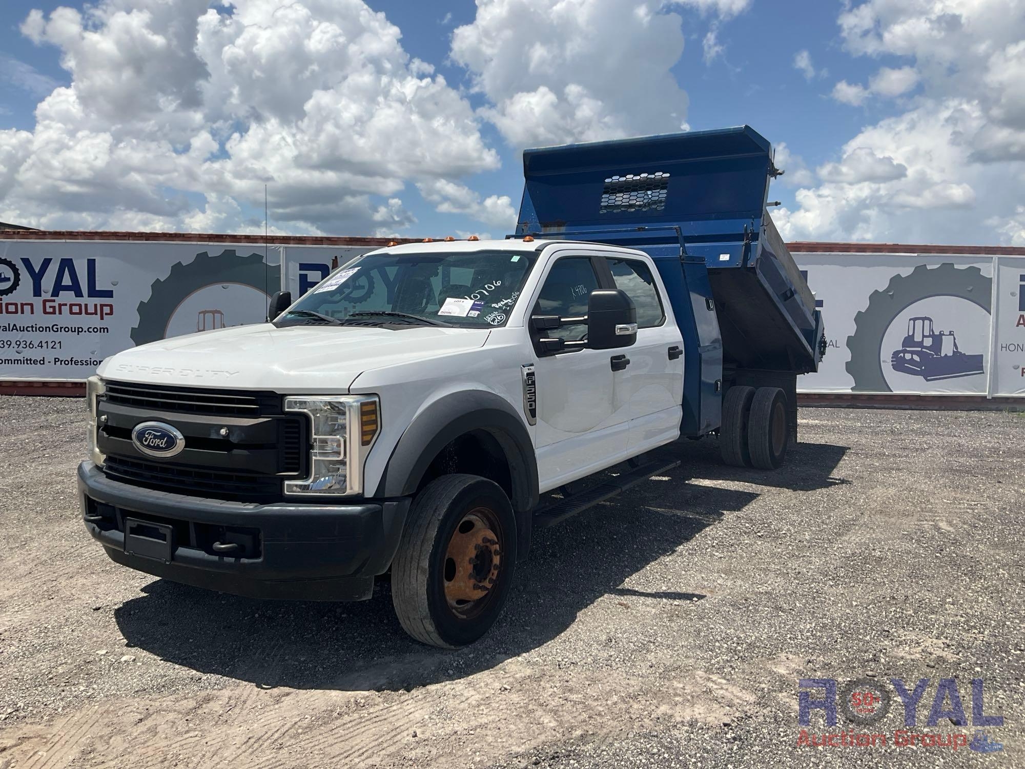 2019 Ford F-450 Crew Cab Mason Dump Truck (A50323)