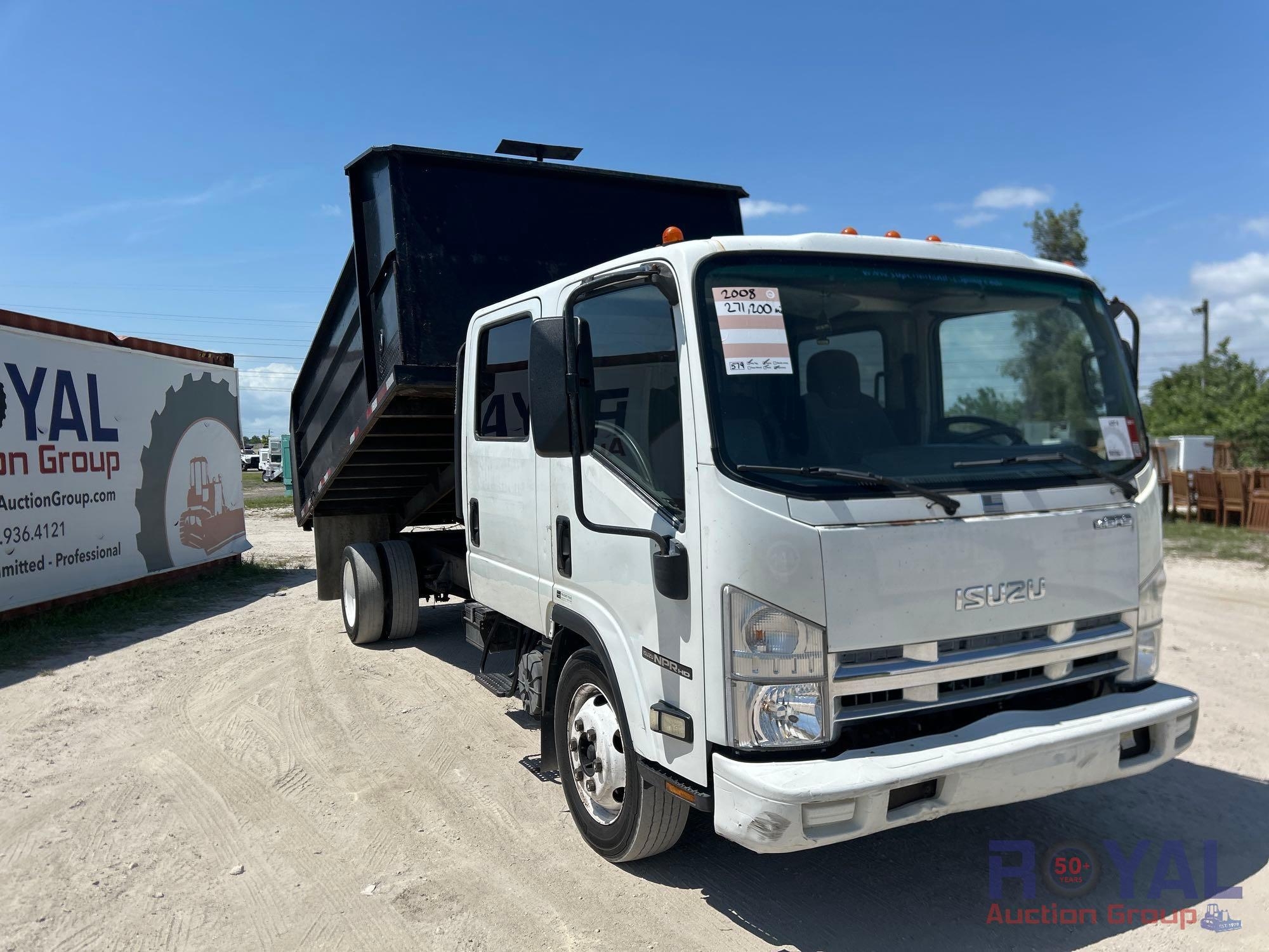 2008 Isuzu NPR-HD Landscape Dump Truck (A50323)
