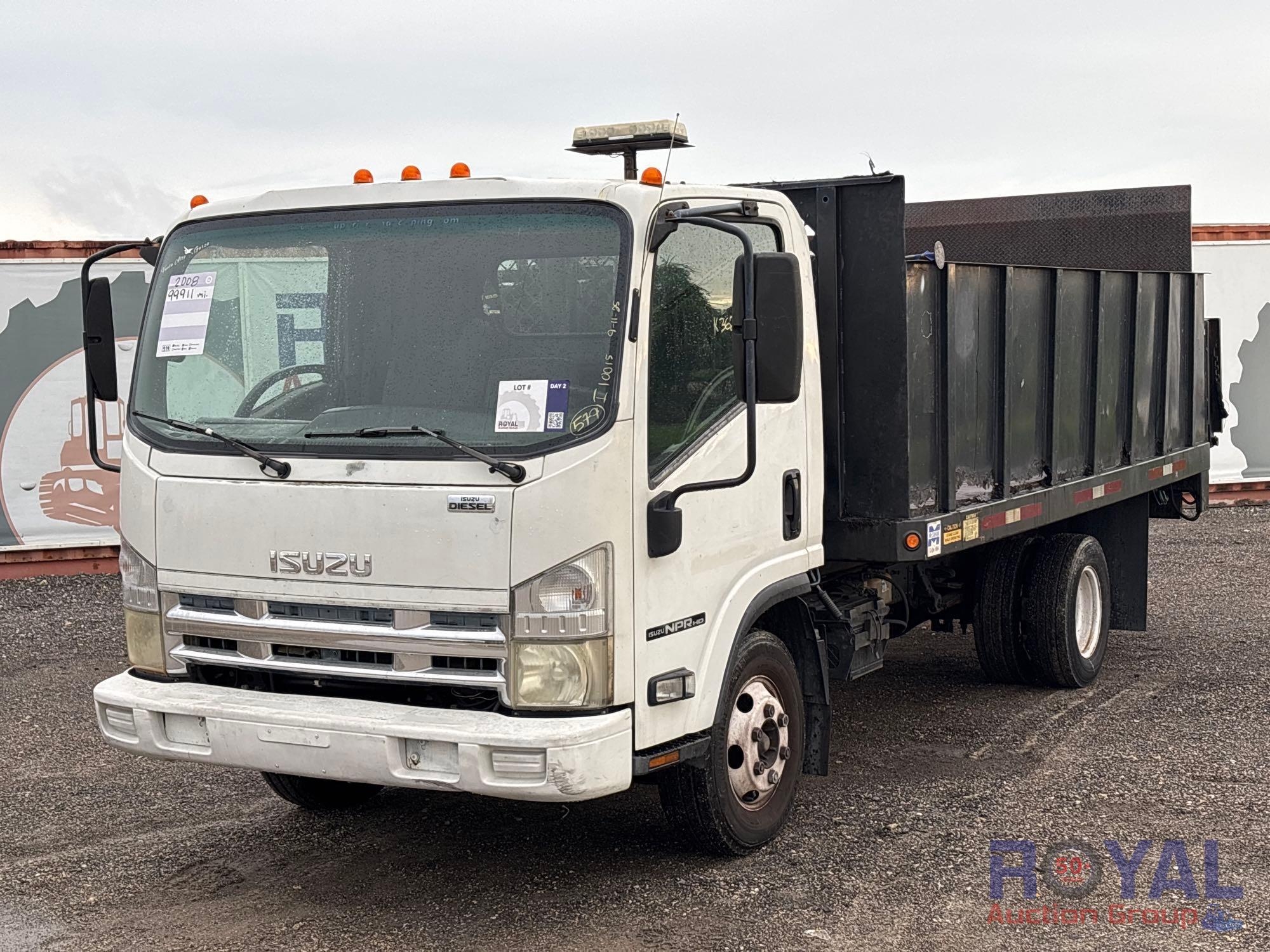 2008 Isuzu NPR-HD Truck, VIN # JALC4W16287003622 (A53422)