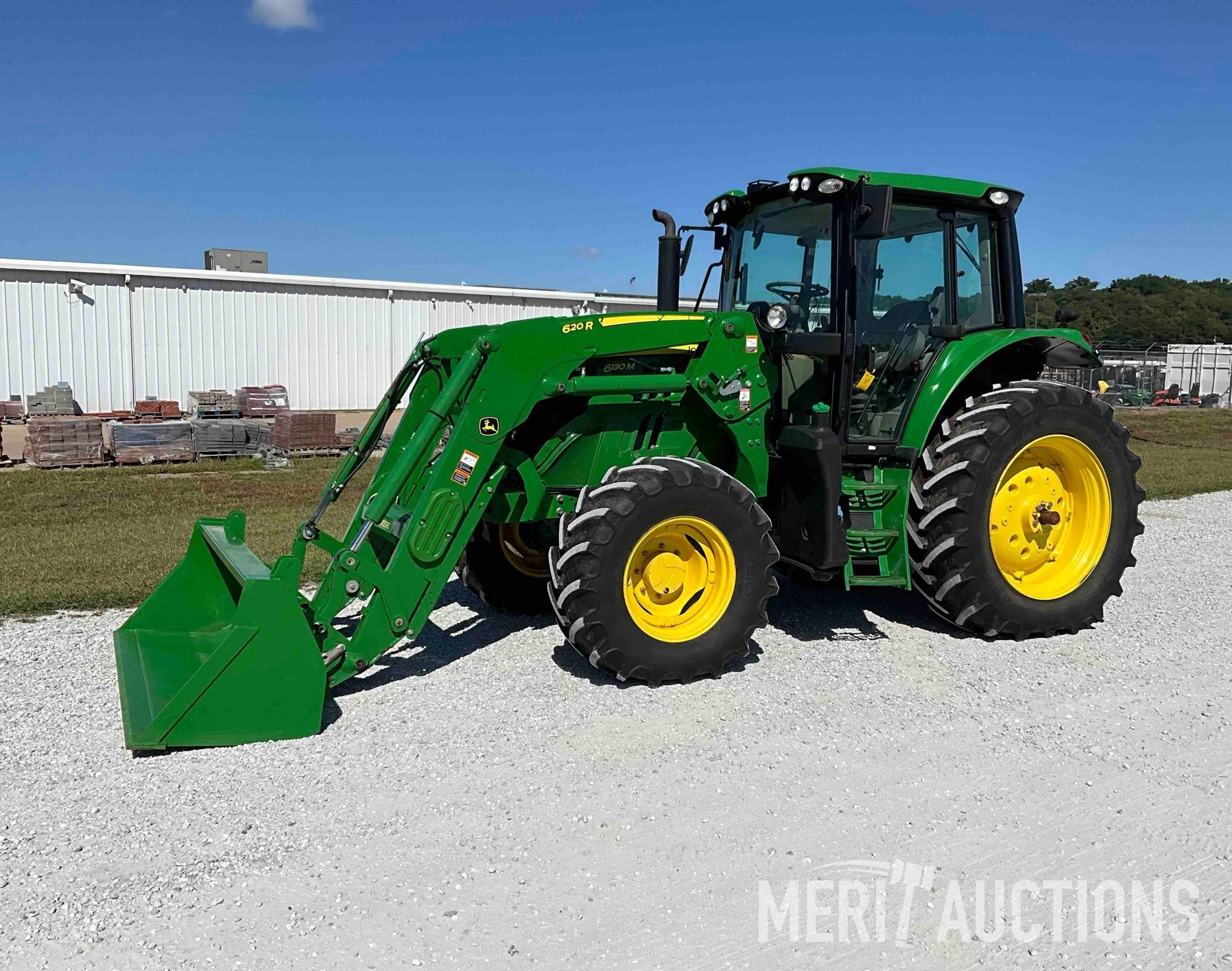 2023 John Deere 6130M MFWD Tractor (A53342)