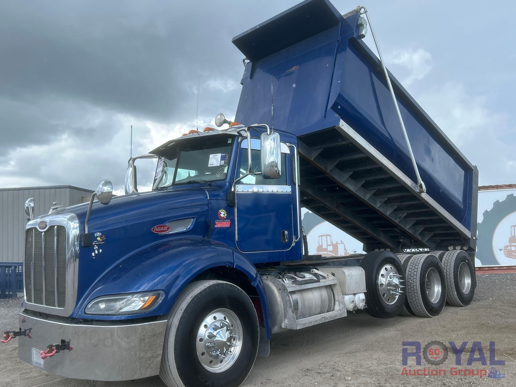 2014 Peterbilt 384 Tri-Axle Dump Truck (A55788)