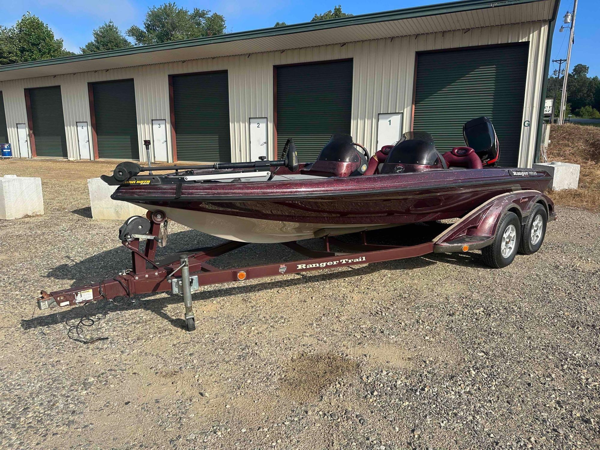 2004 Ranger 195 VX Comanchee Bass Boat with Trailer (A51573)