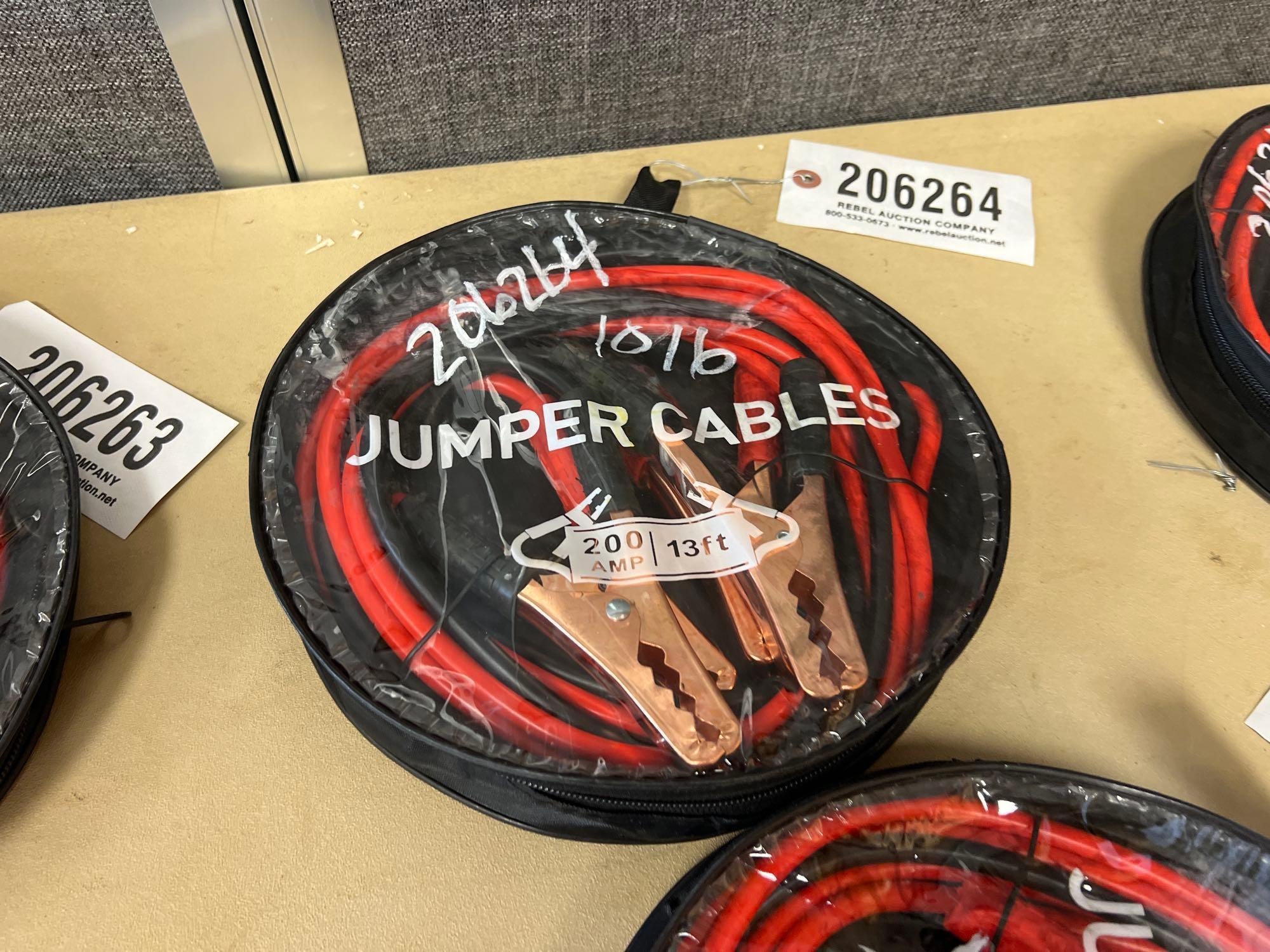 UNUSED SET OF FUTURE 13', 200AMP JUMPER CABLES (A58375)