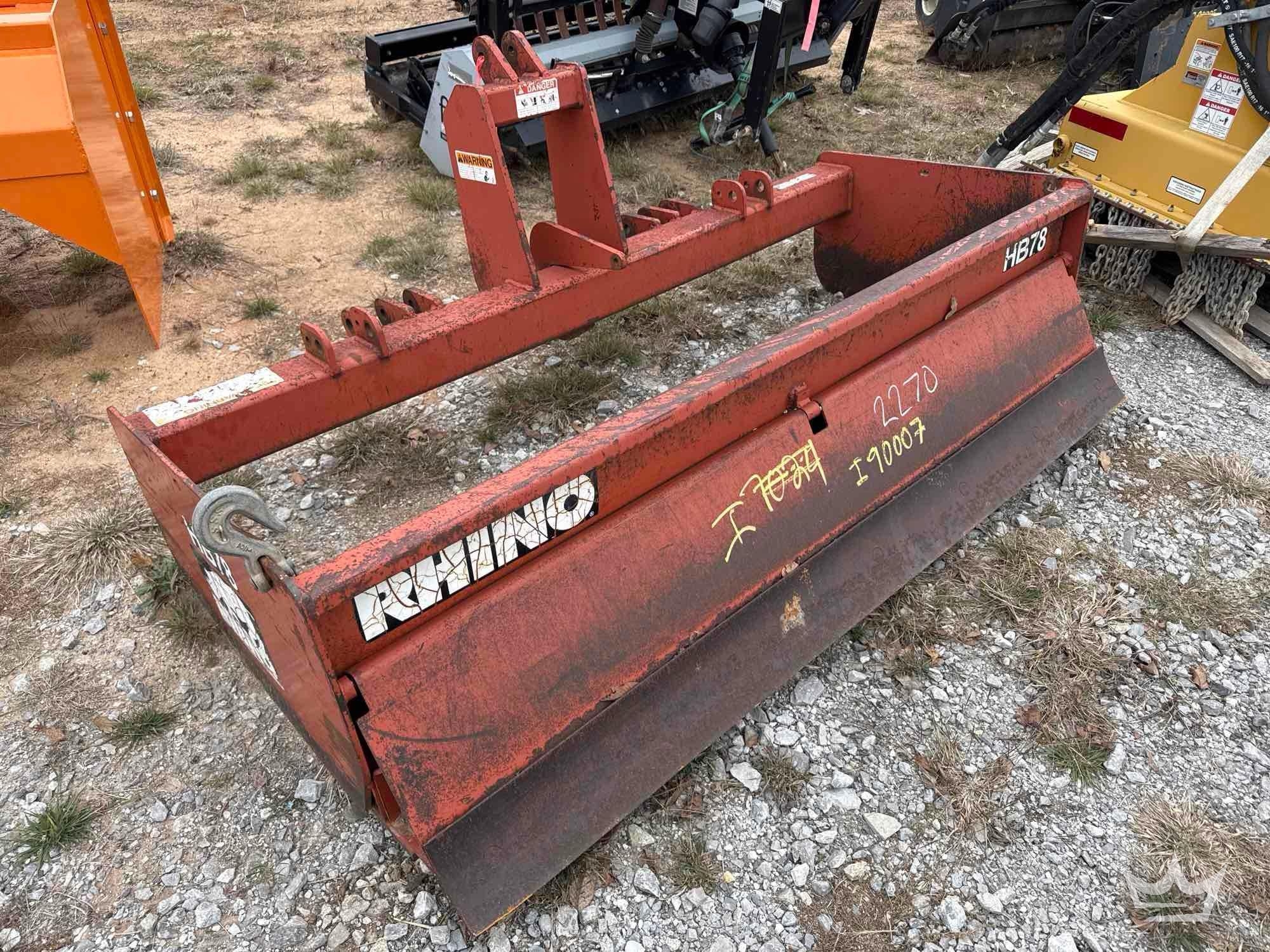Rhino HB78 78in Box Blade Tractor Attachment (A55973)