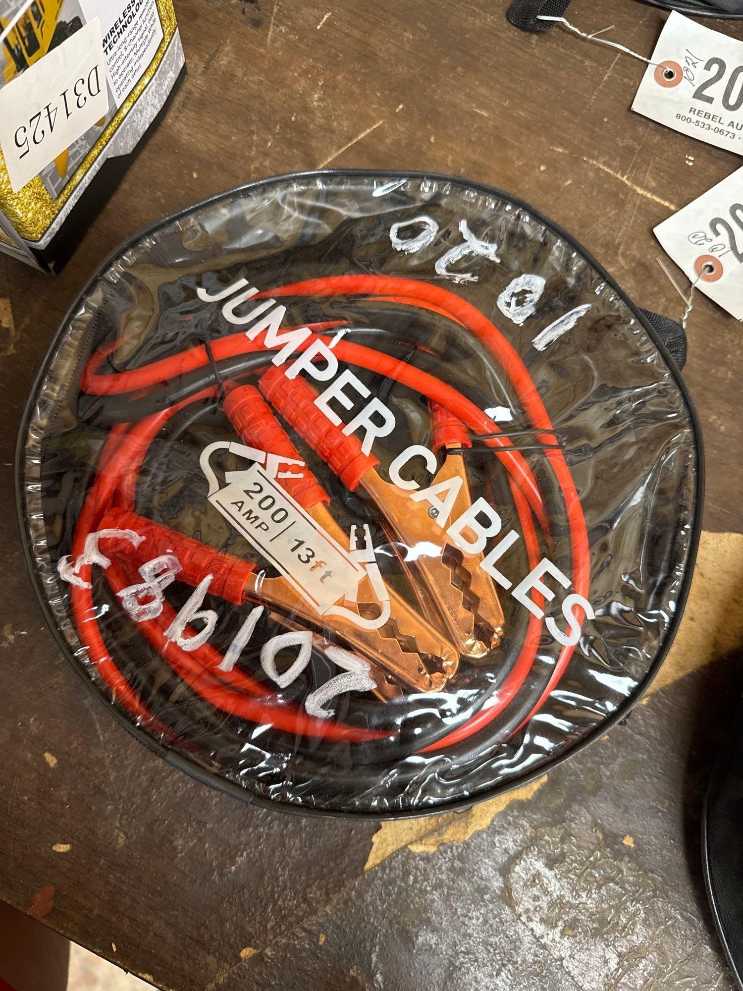 UNUSED 200 AMP 13' JUMPER CABLES (A54756)