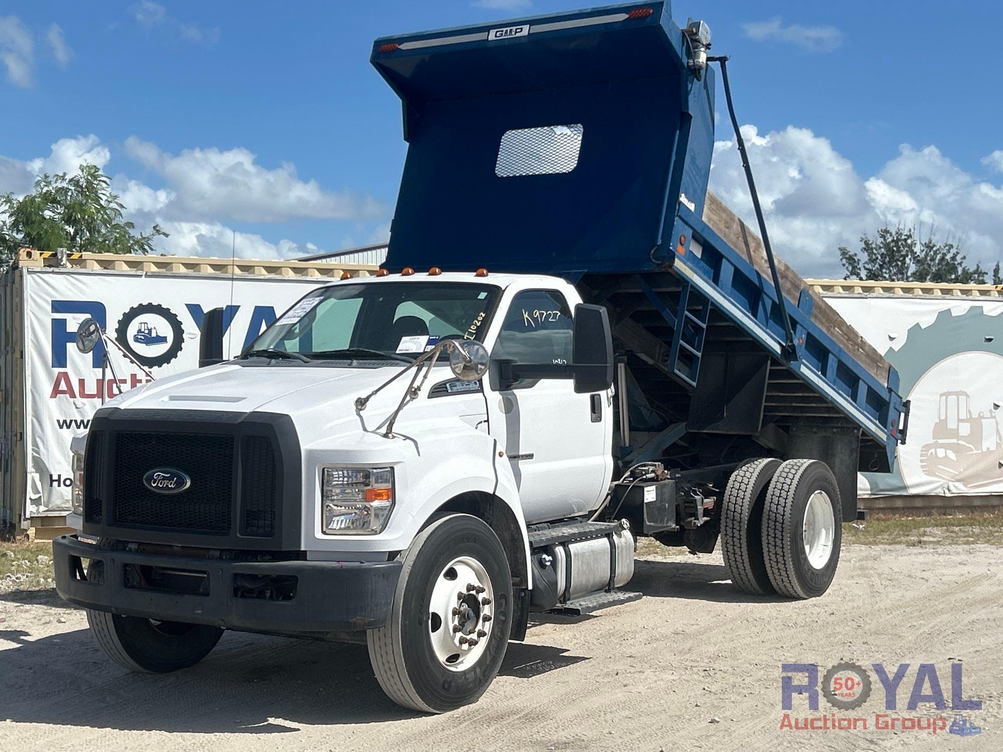 2017 Ford F-650 Mason Dump Truck (A55788)