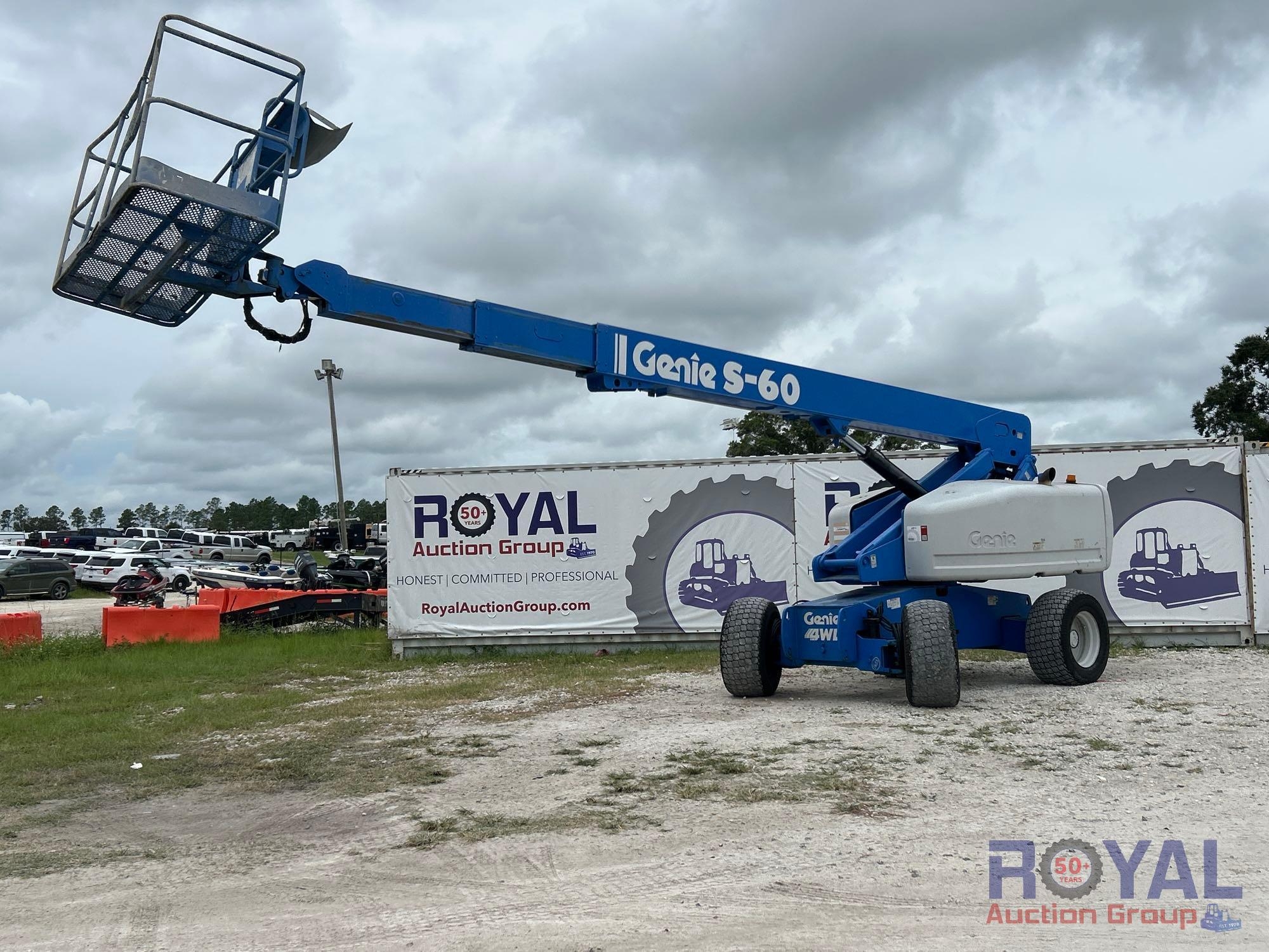 2005 Genie S-60 60ft Telescopic Boom Lift (A51691)