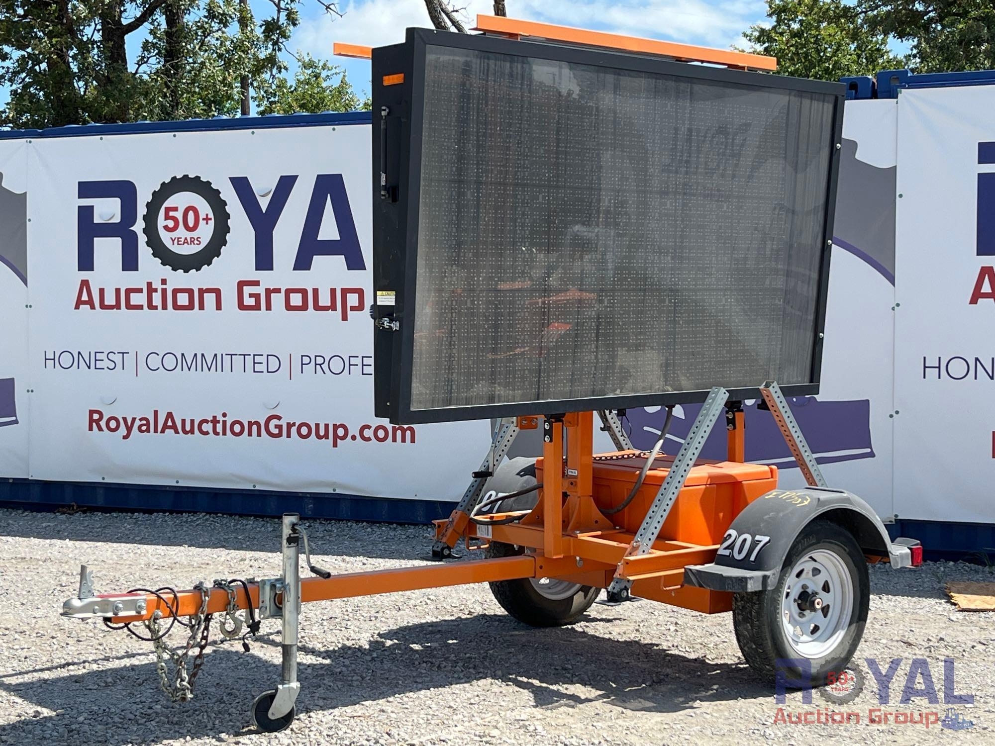 2021 Ver-Mac PCMS-3812 Solar S/A Towable Trailer Message Board (A52377)