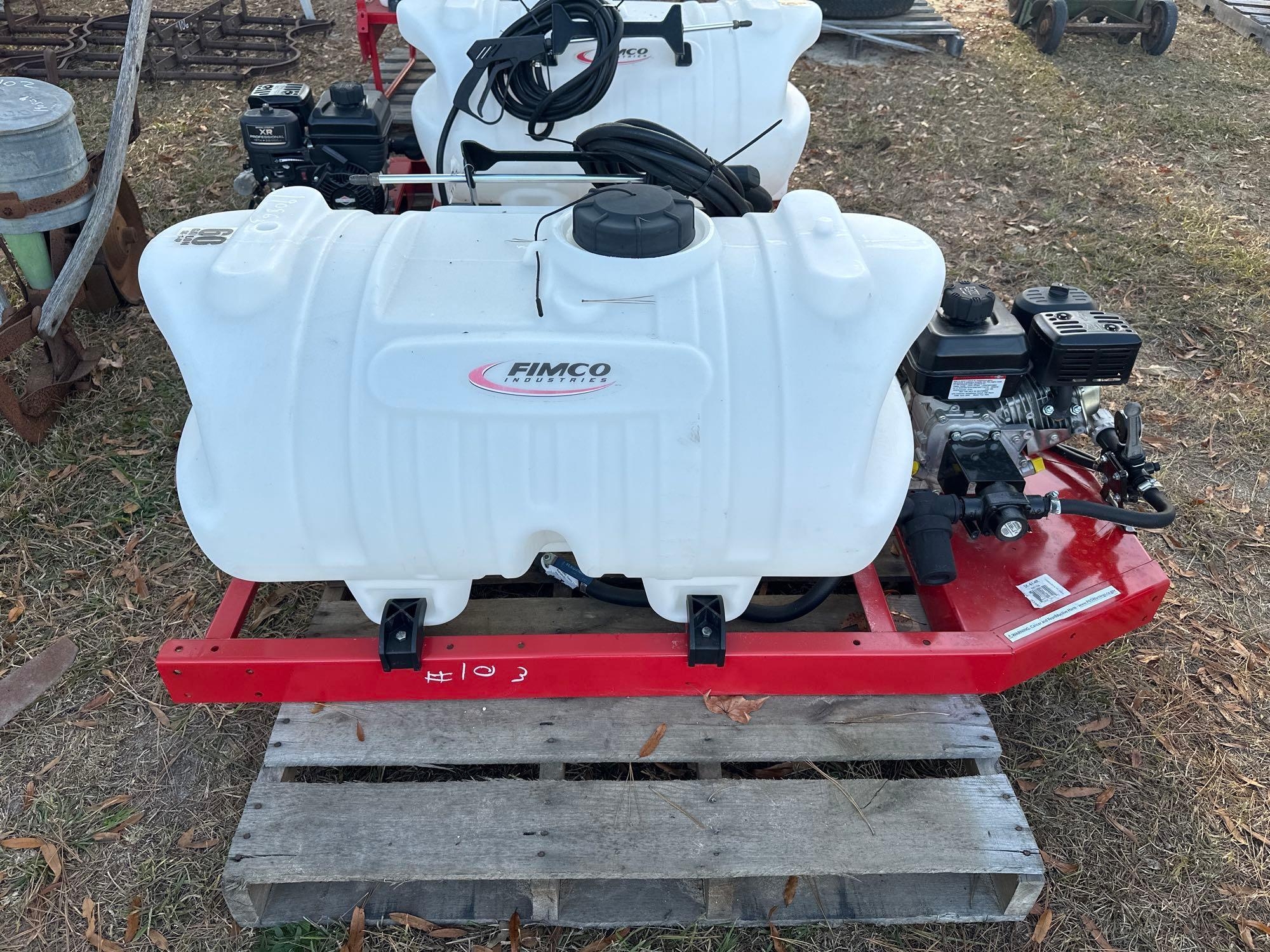 FIMCO 60 GALLON SKID MOUNT SPRAYER (A52708)