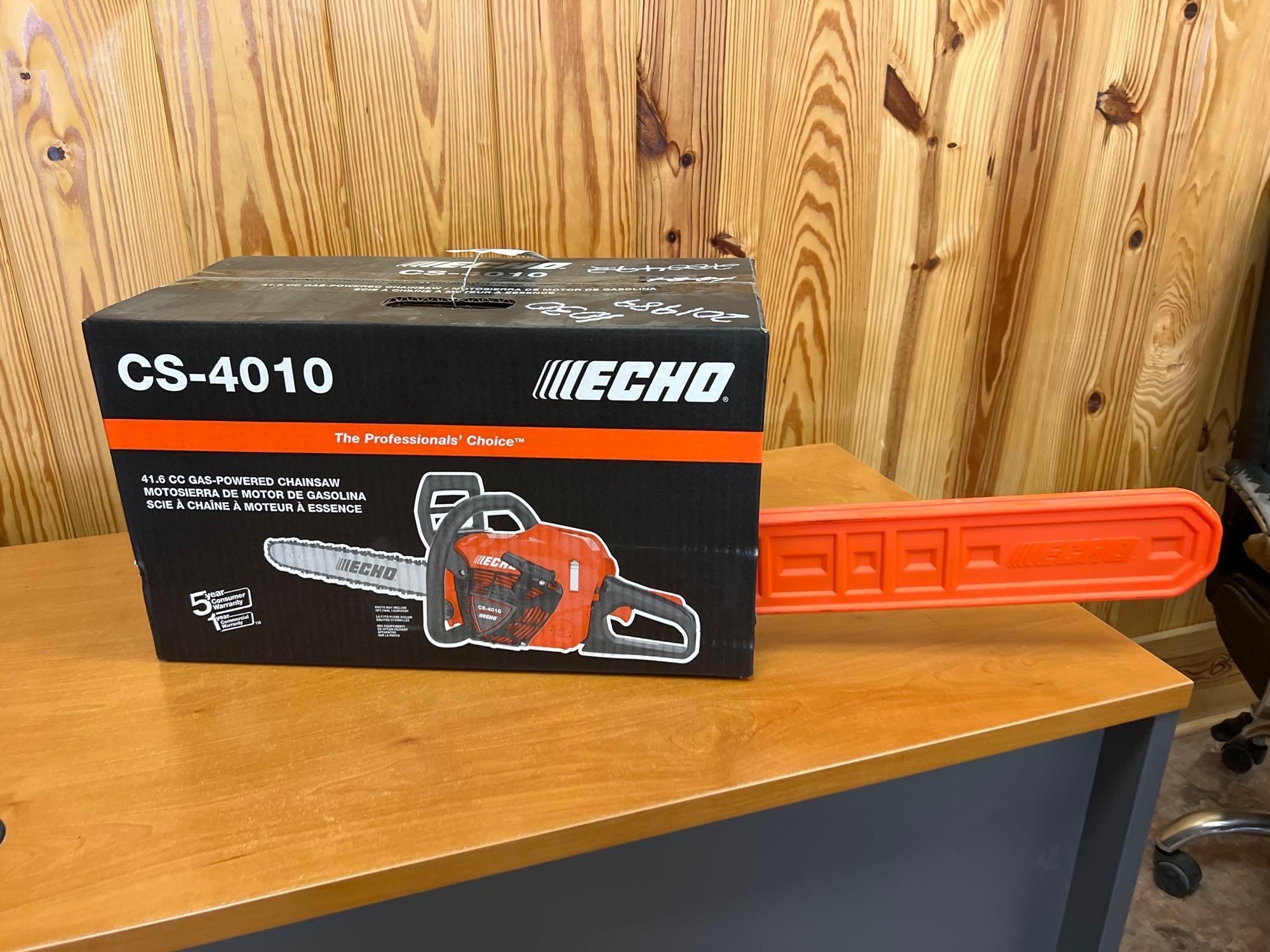 UNUSED ECHO CS-4010 CHAINSAW (A54756)