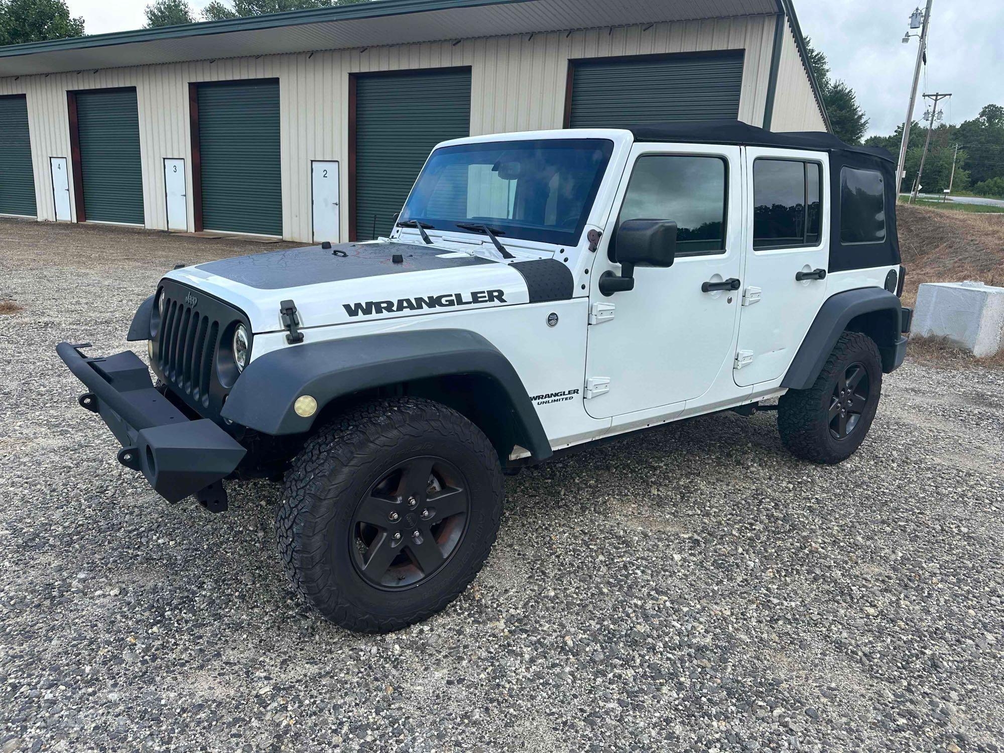 2017 Jeep Wrangler (MPV), VIN # 1C4BJWDG2HL674841 (A51572)