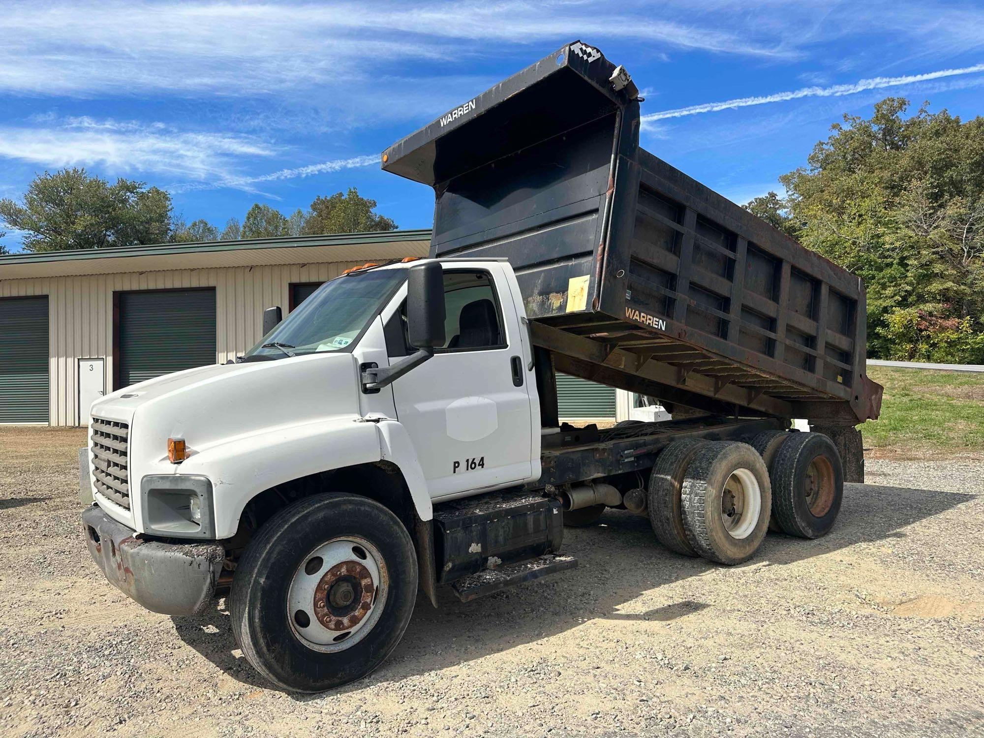2009 Chevrolet C8500 Dump Truck, VIN # 1GBT8C4B59F409922 (A54865)