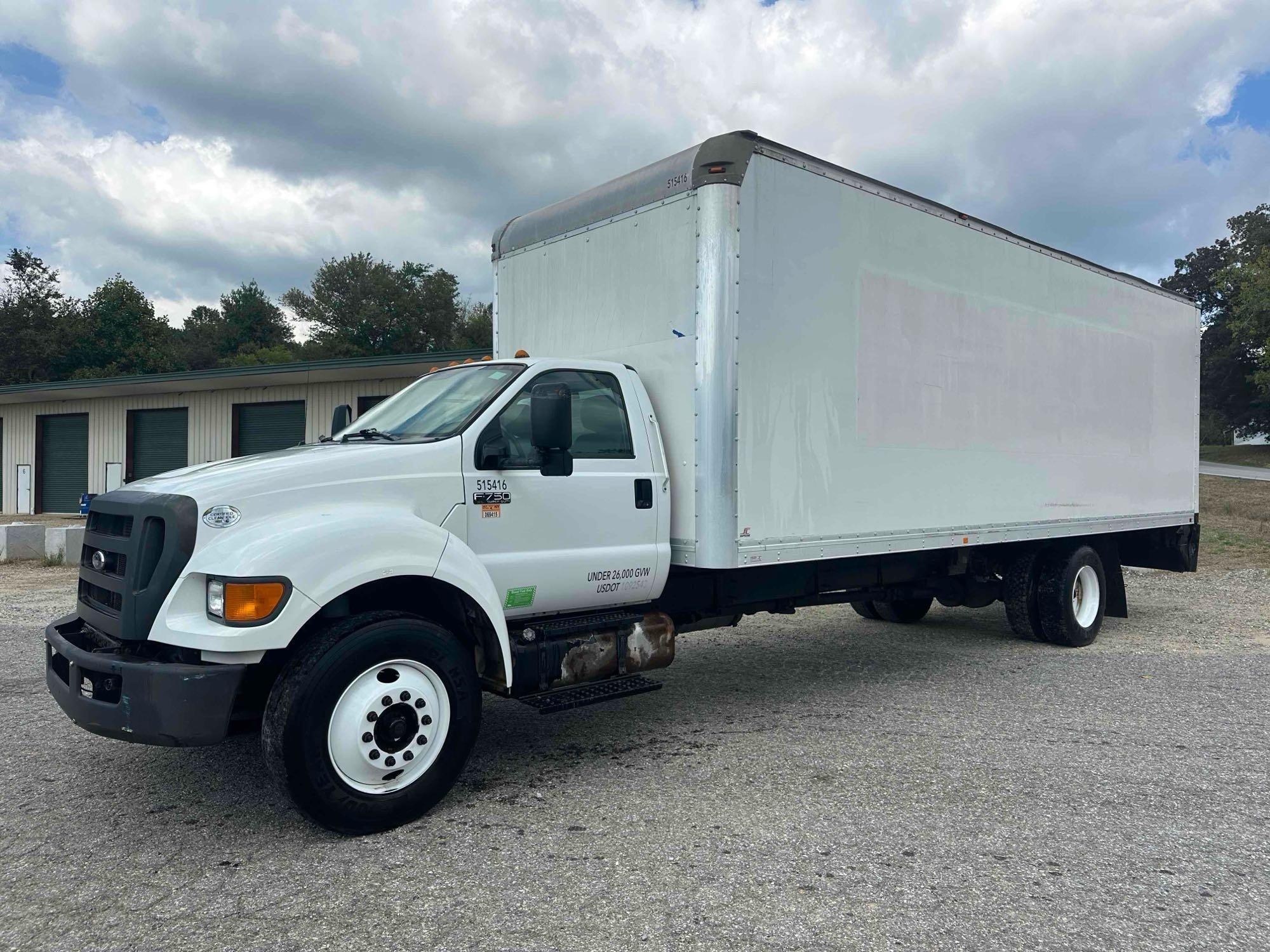 2015 Ford F-750 Box Truck, VIN # 3FRNF7FA8FV745627 (A54865)