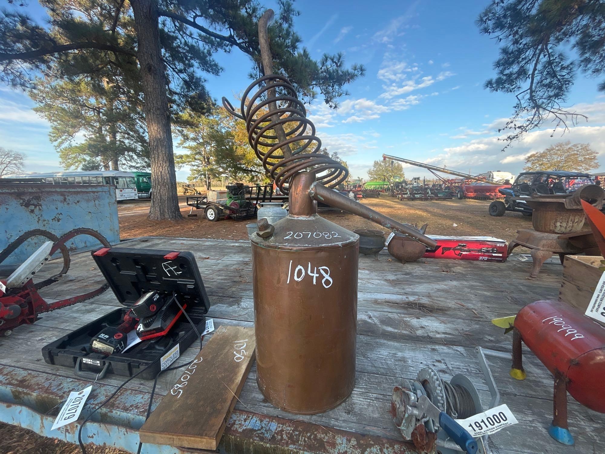 COPPER POT & COIL (A58374)