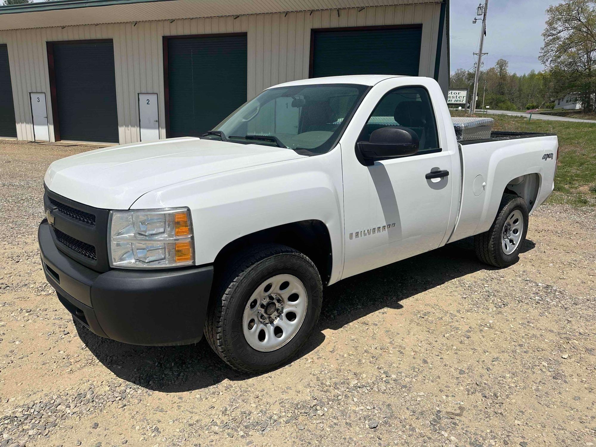 2009 Chevrolet Silverado 1500 4x4 Pickup Truck, VIN # 1GCEK14C99Z189492 (A44391)