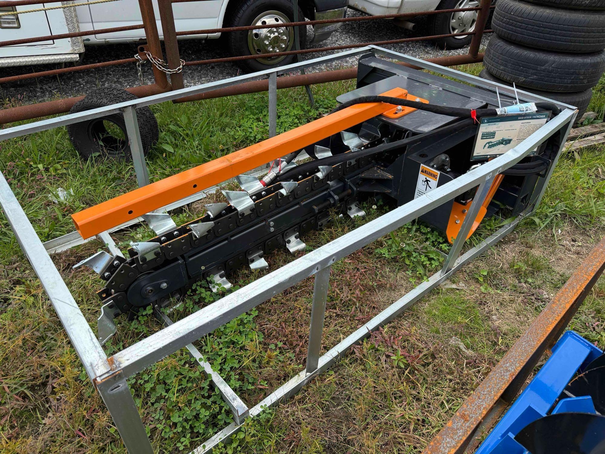 New/Unused Wolverine Skidsteer Trencher (A54865)