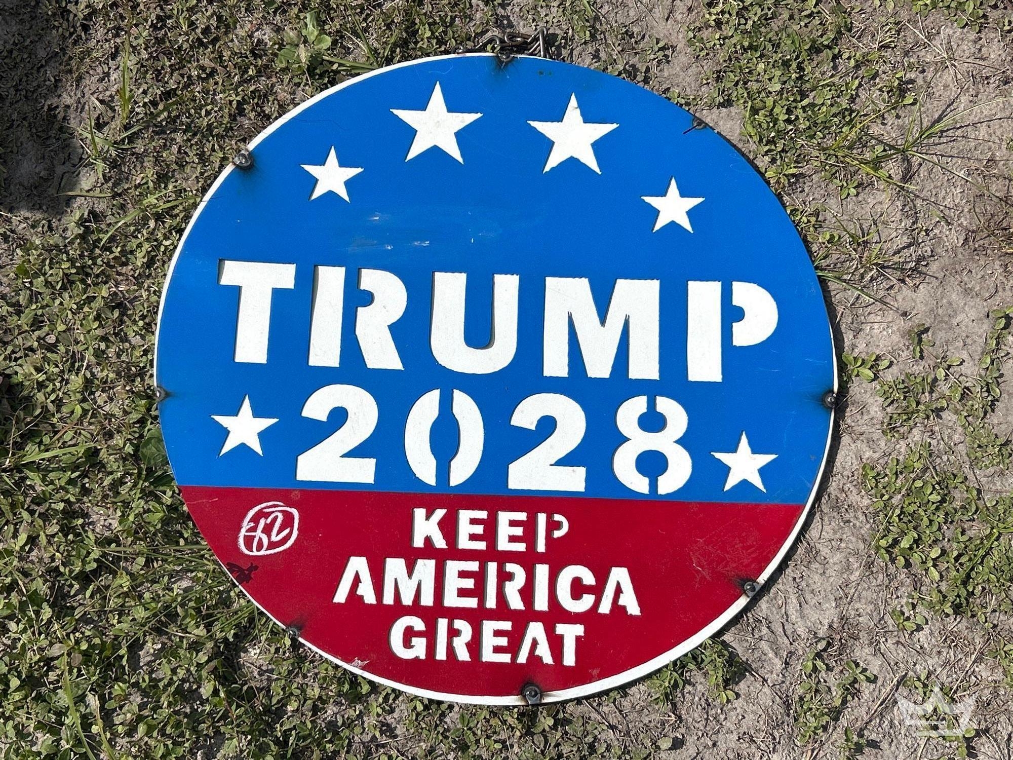 Metal Trump 2028 Wall Art (A55853)