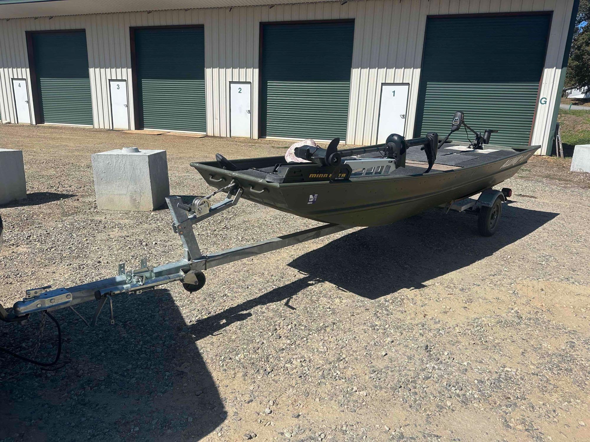 15ft Aluma Craft Boat and Trailer (A54865)