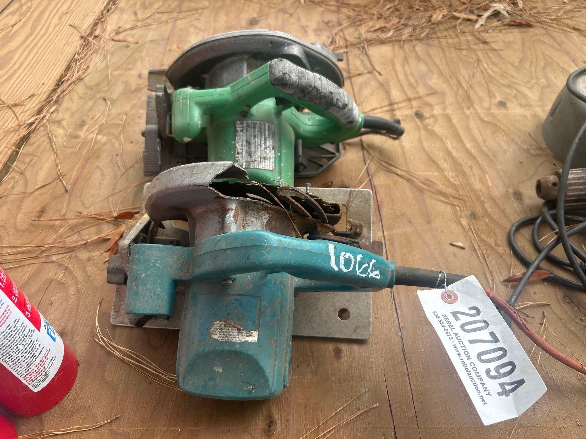 (2) CIRCULAR SAWS (A58374)