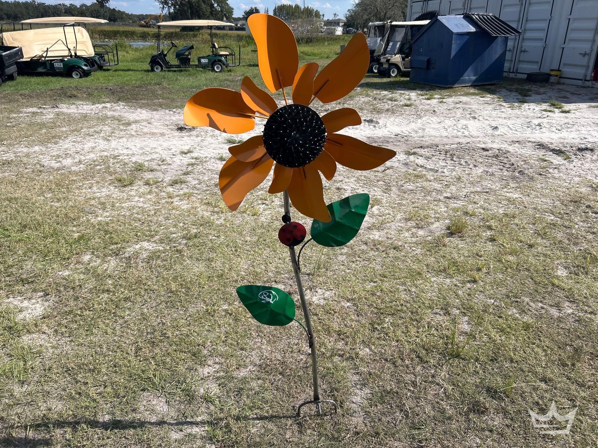 Metal Sunflower Lawn Art (A55853)
