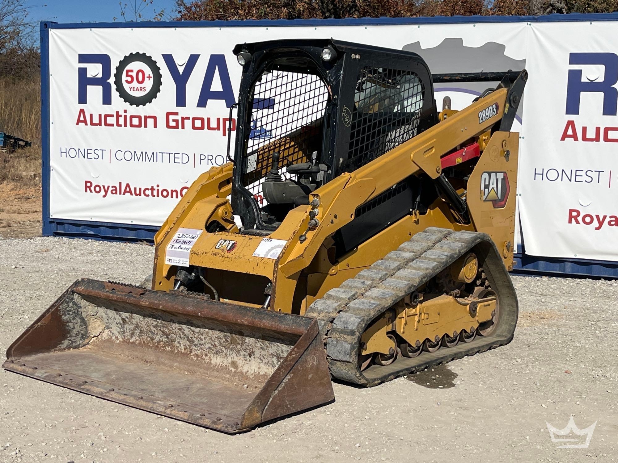 2019 Caterpillar 289D3 Compact Track Loader Skid Steer (A55973)