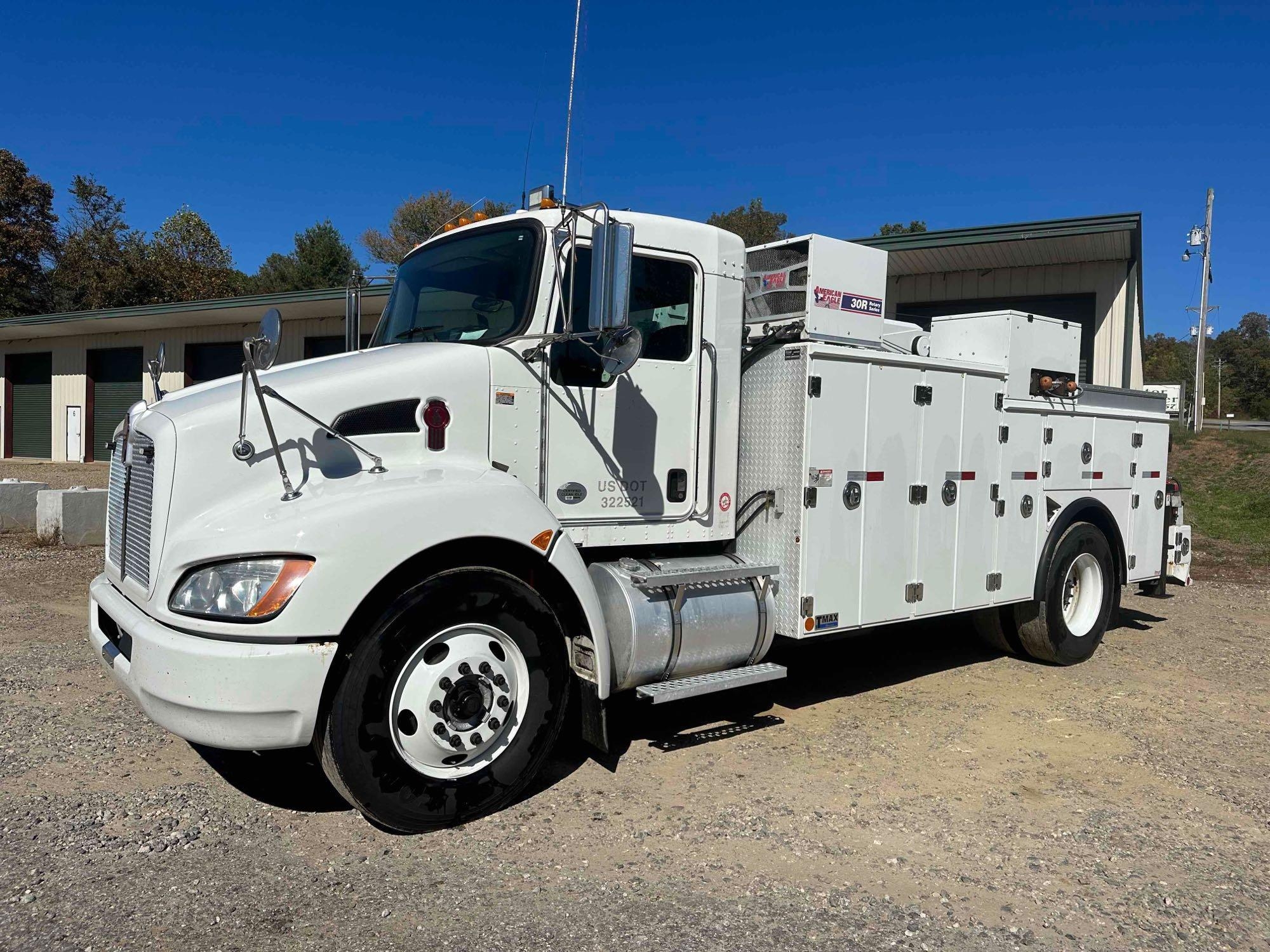 2017 Kenworth T370 Service Truck with Crane, VIN # 2NKHHJ7XXHM175924 (A54865)