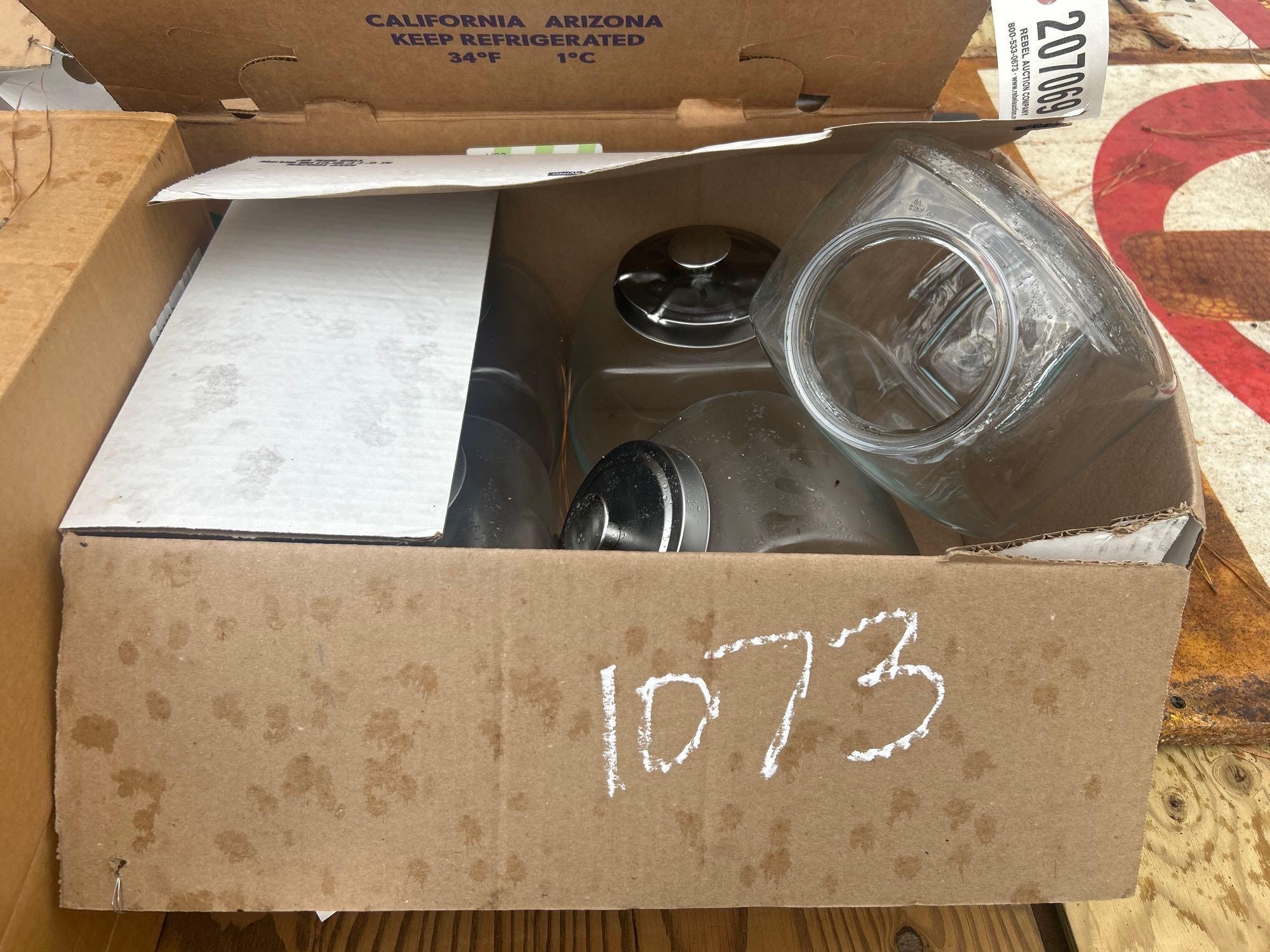 (5) CANDY JARS (A58374)