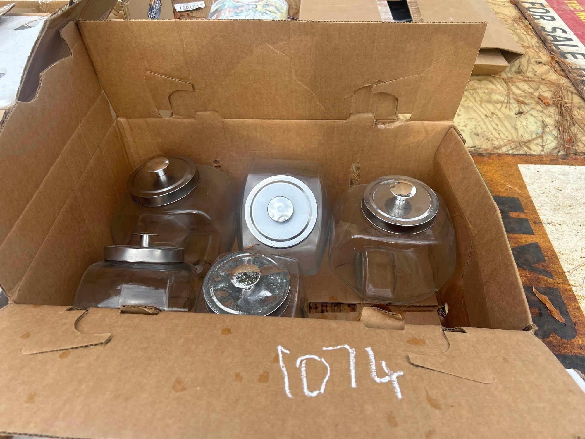 (5) CANDY JARS (A58374)