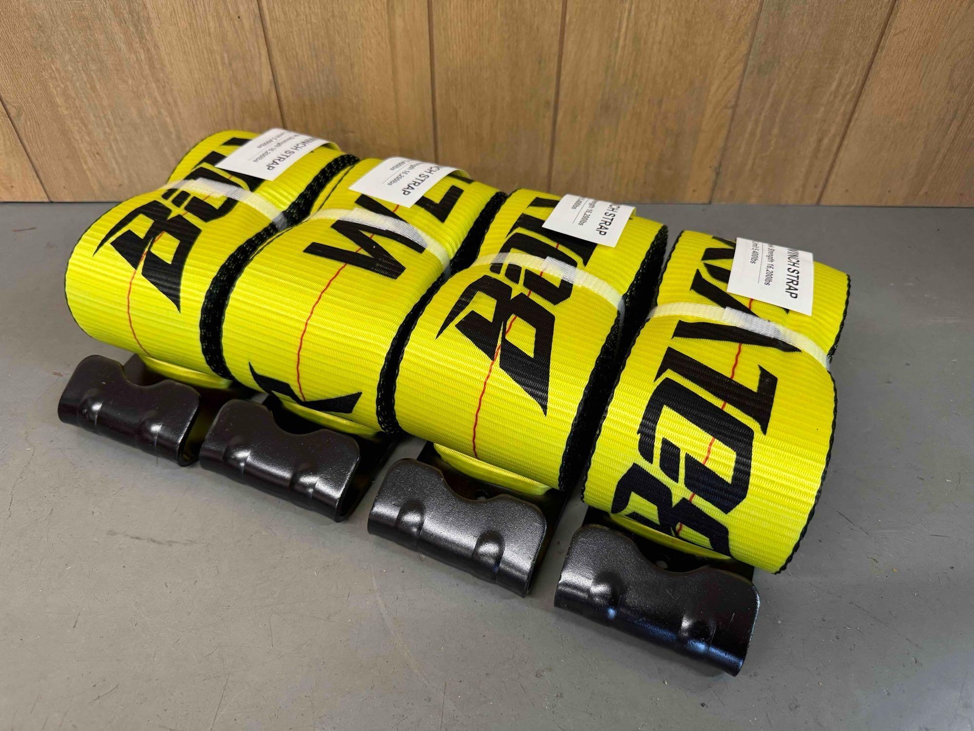 (4) New Winch Straps (A54865)