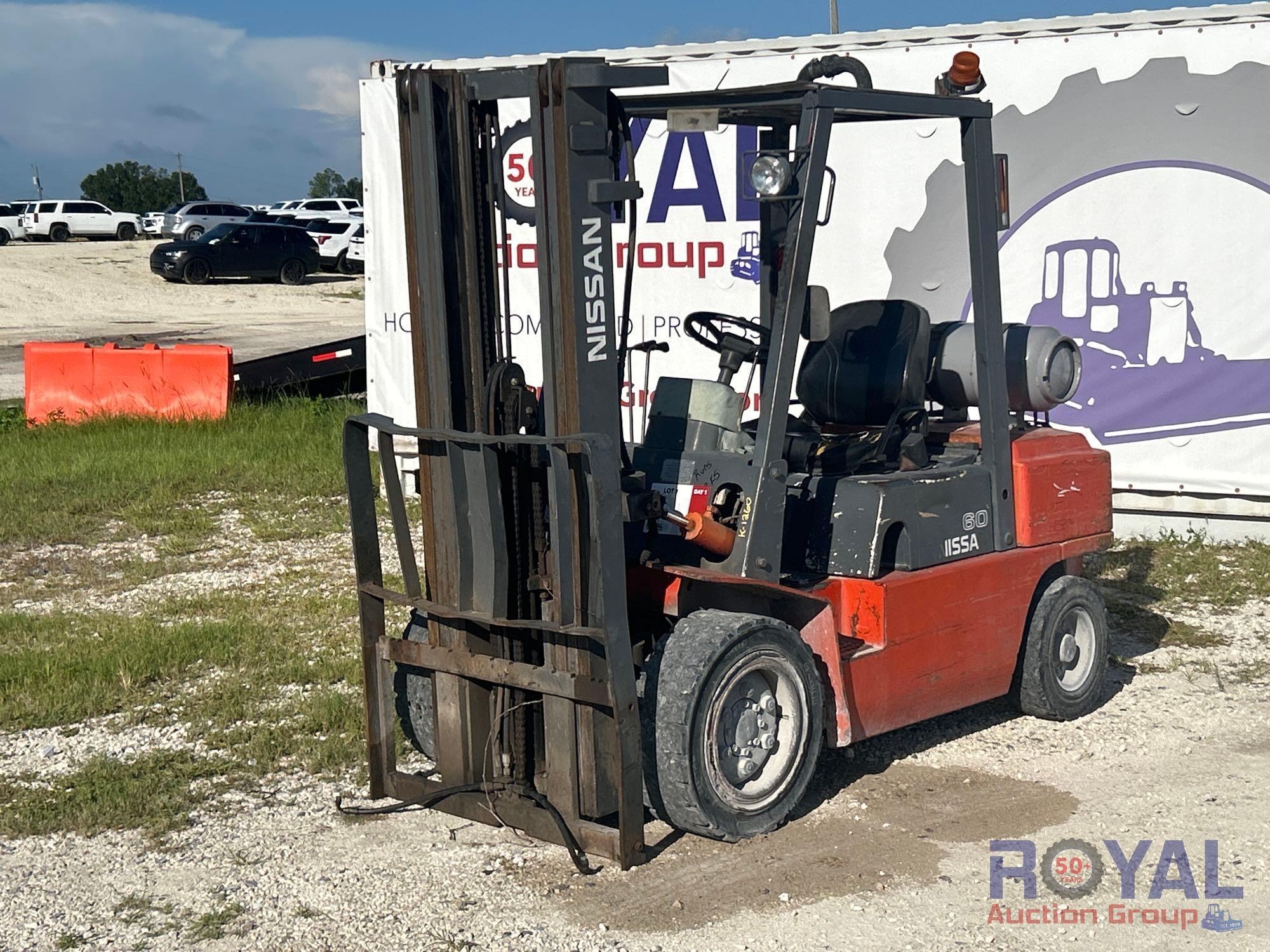 Nissan CF60 6,000lb LP Forklift (A51691)