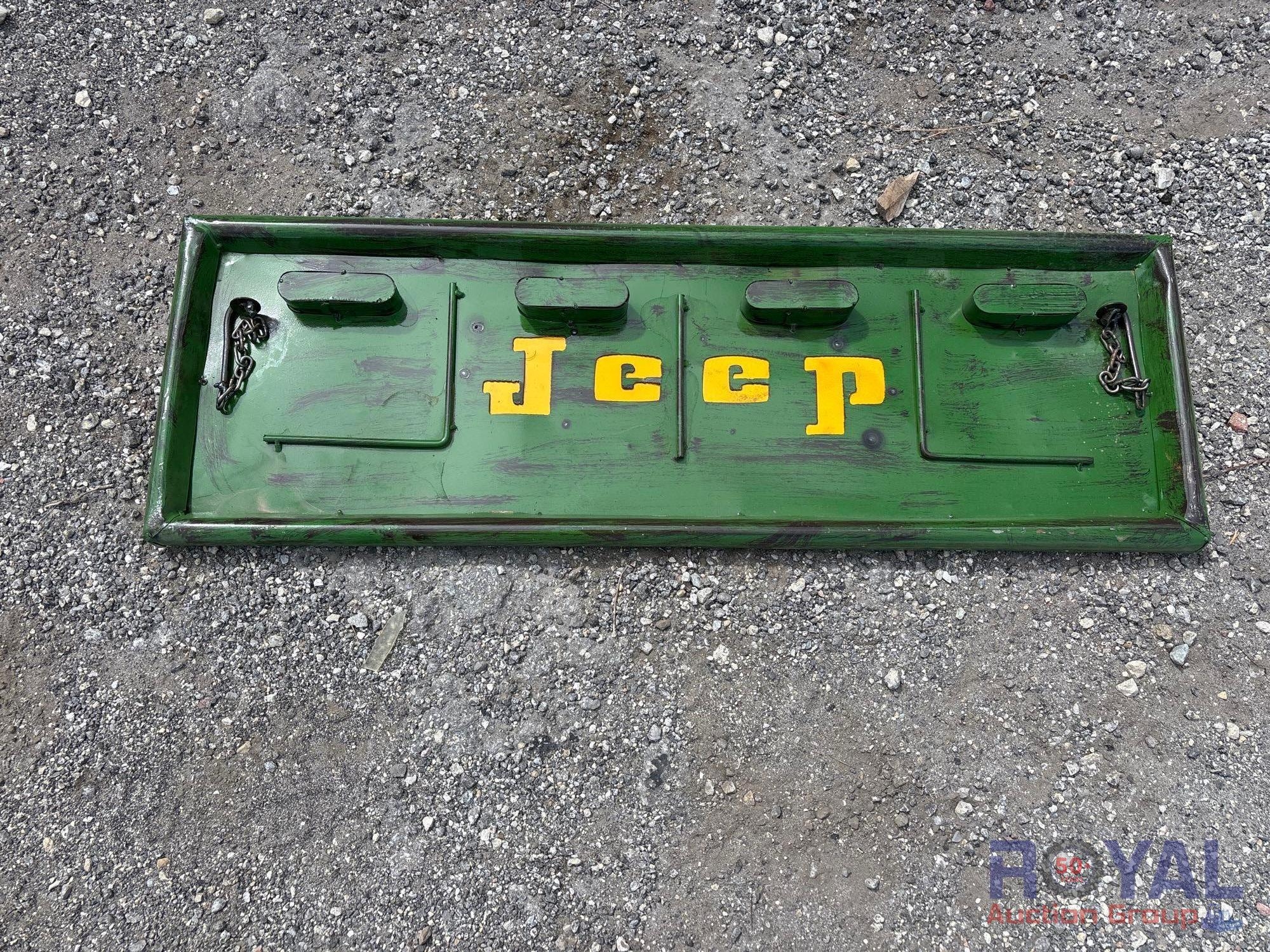 Jeep Tailgate Themed Wall Decoration (A55758)