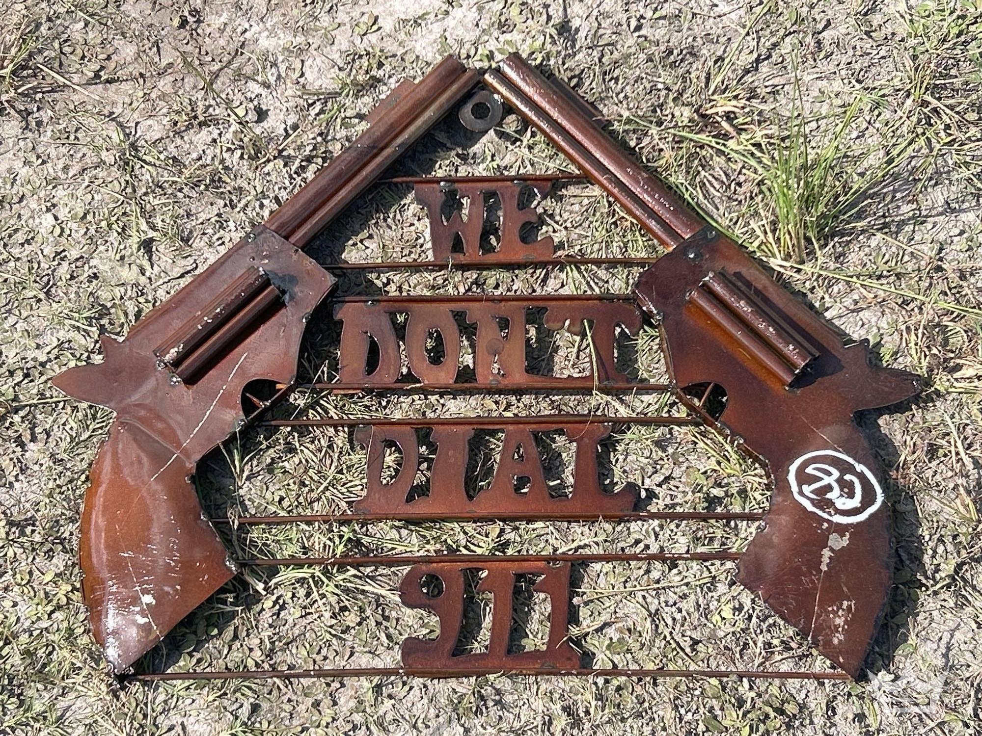 We Don't Dial 911 Wall Art (A55853)