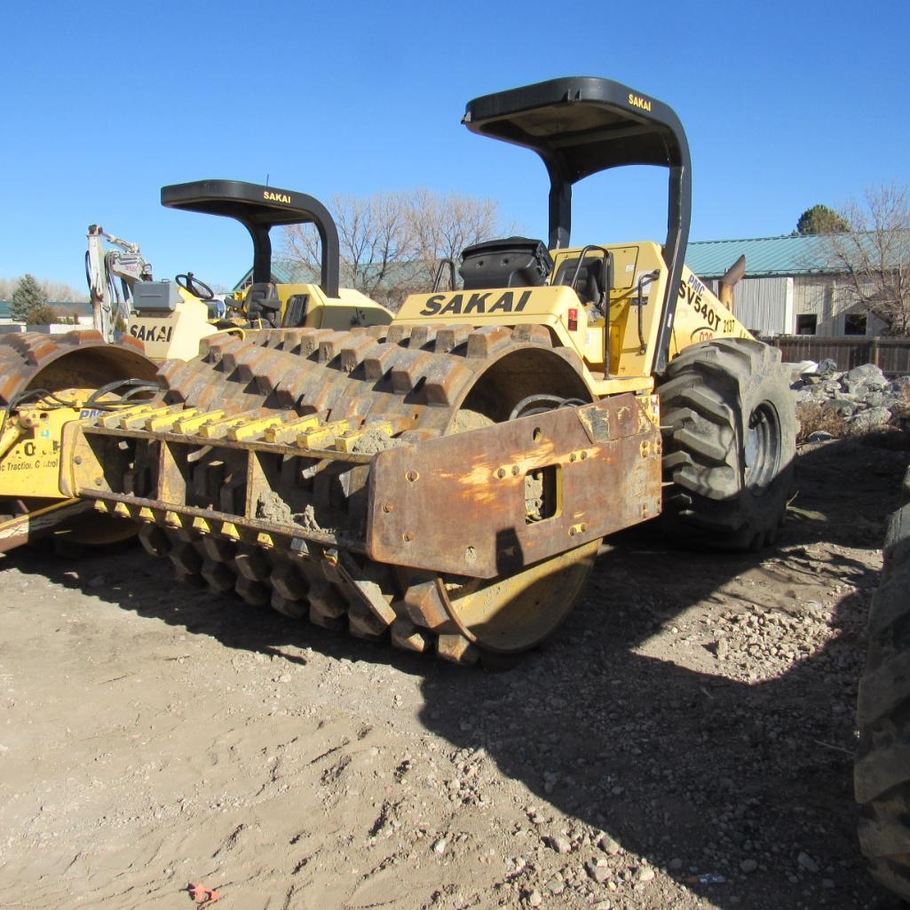 2014 Sakai SV540T Pad Roller, Chassis# 3SV53-10137, PMC Power Motive, Cummins Turbo Diesel Engine, (A59076)