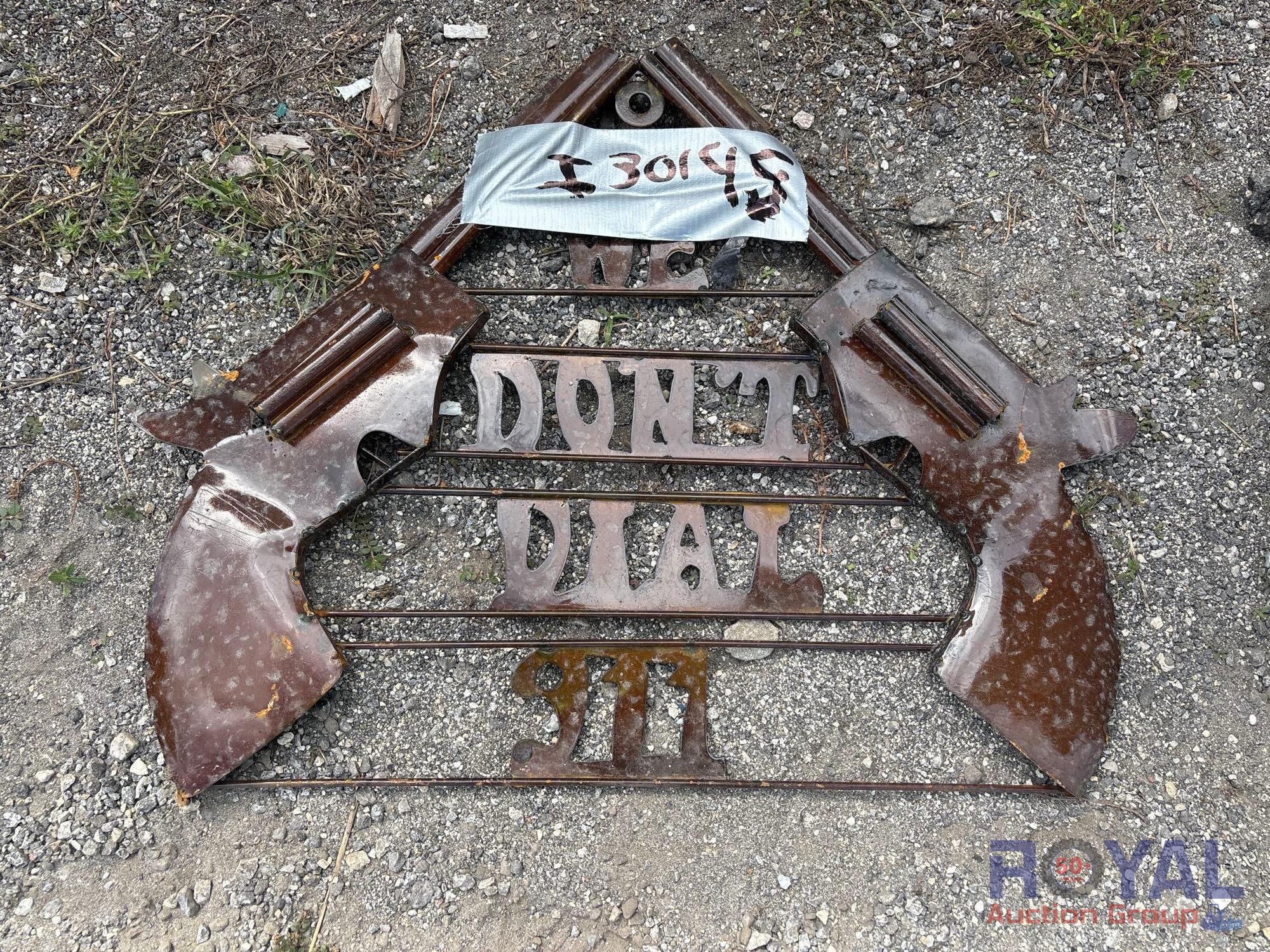 We Don't Dial 911 Decorative Sign (A55758)