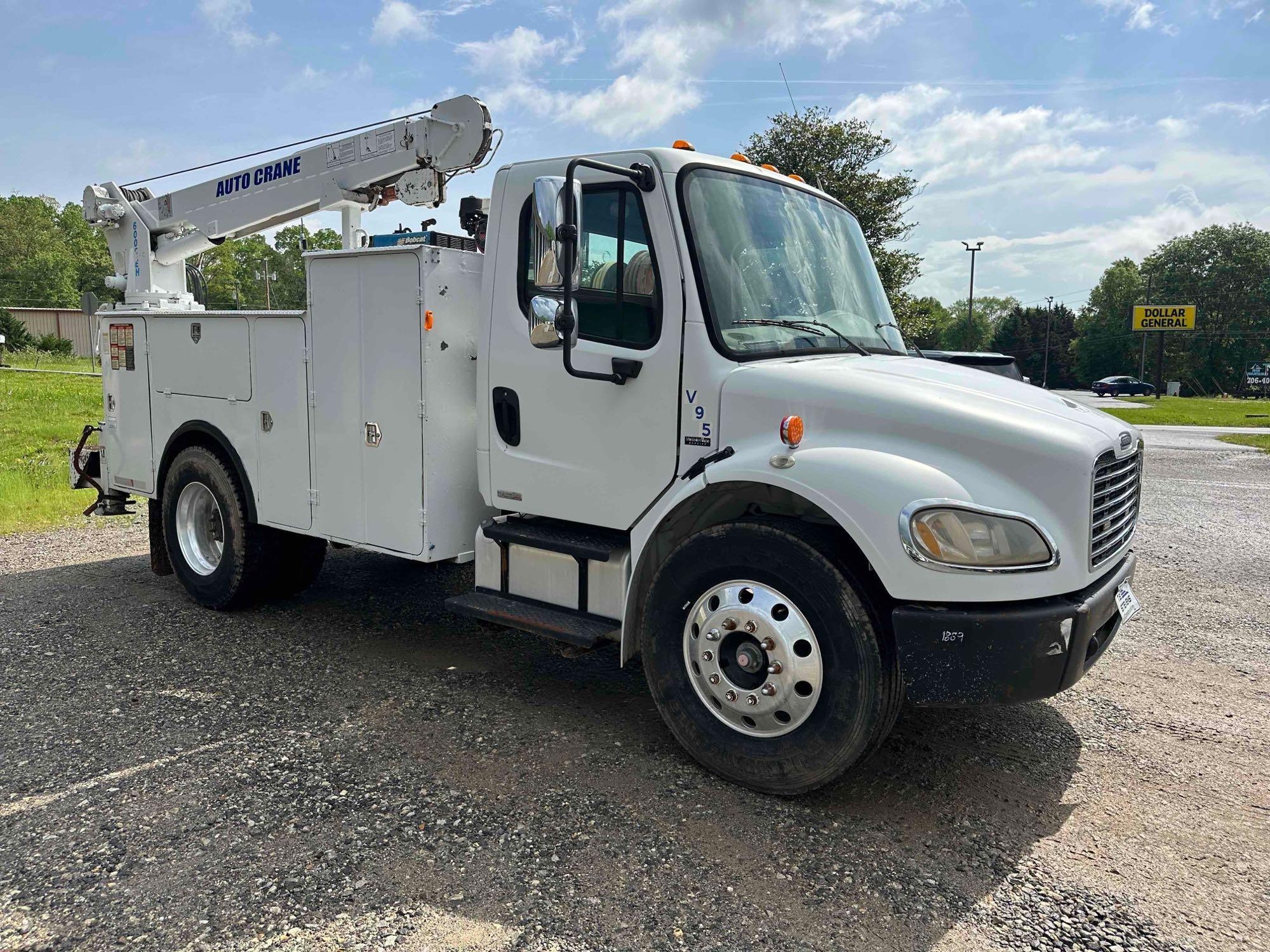 2006 Freightliner M2 106 Service Truck with Crane, VIN # 1FVACWCS76HV54369 (A44391)