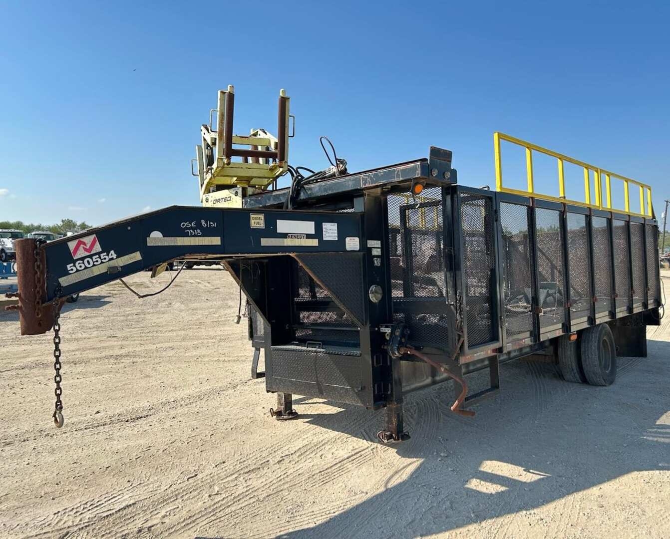 2013 ORTEQ ENERGY GN182 GOOSENECK HOSE TRAILER (A58216)