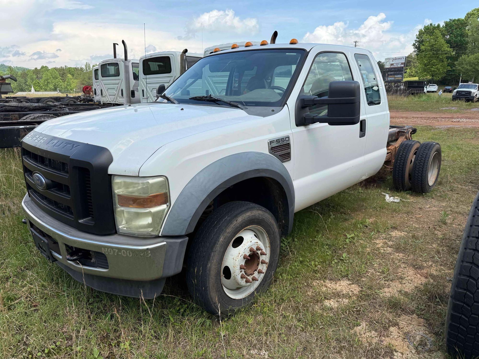 2008 Ford F-550 Truck, VIN # 1FDAX56R18EC89225 (A44391)