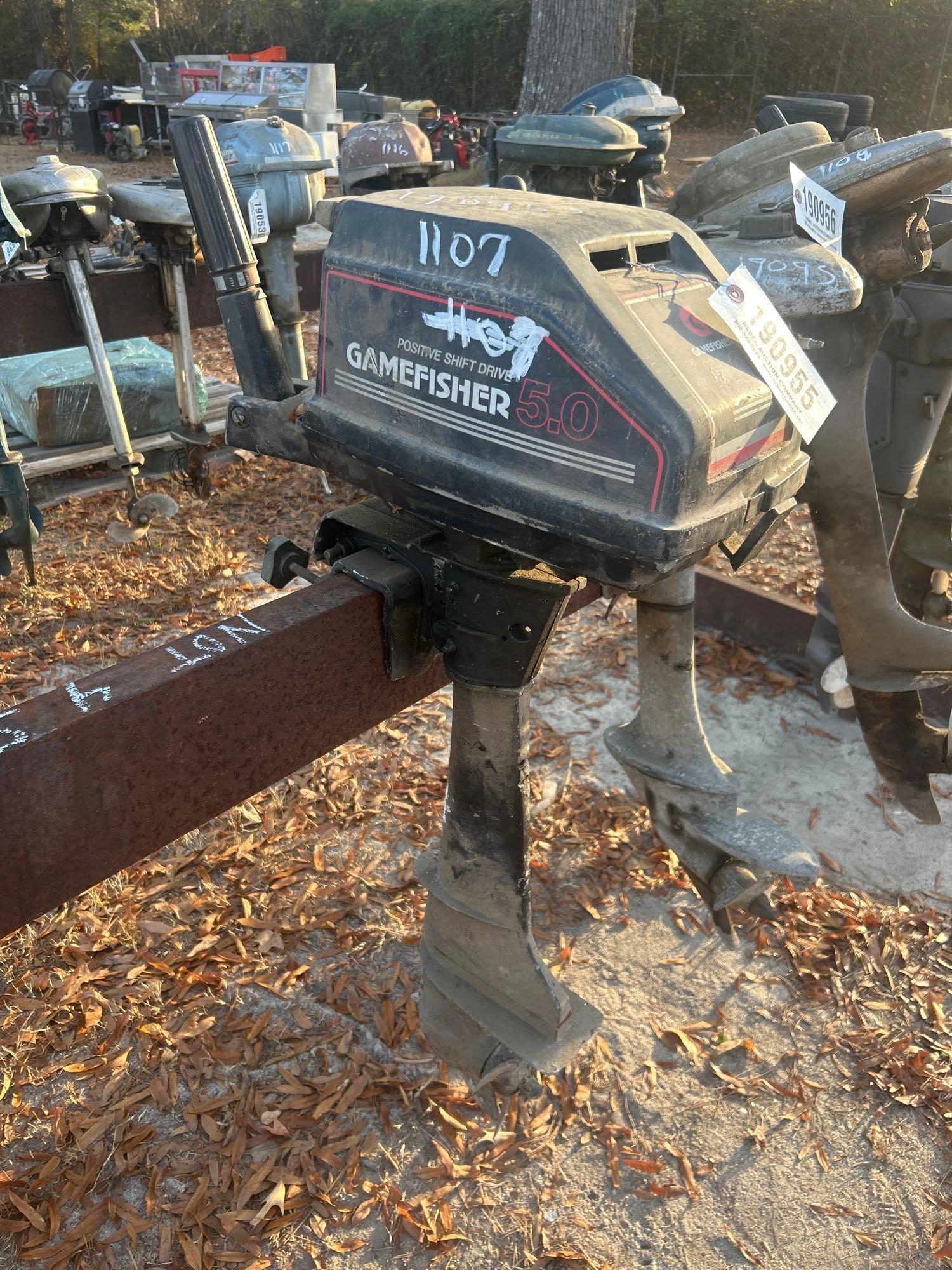 GAME FISHER 5HP OUTBOARD MOTOR (A58374)