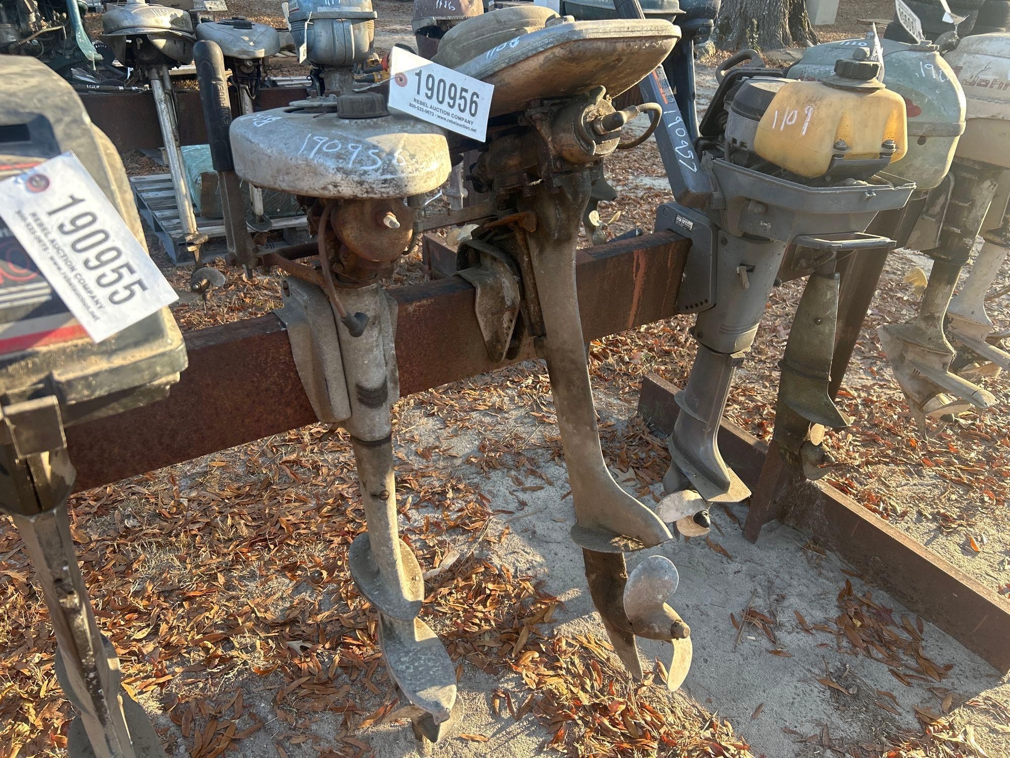 (2) EVENRUDE OUTBOARD MOTOR (A58374)