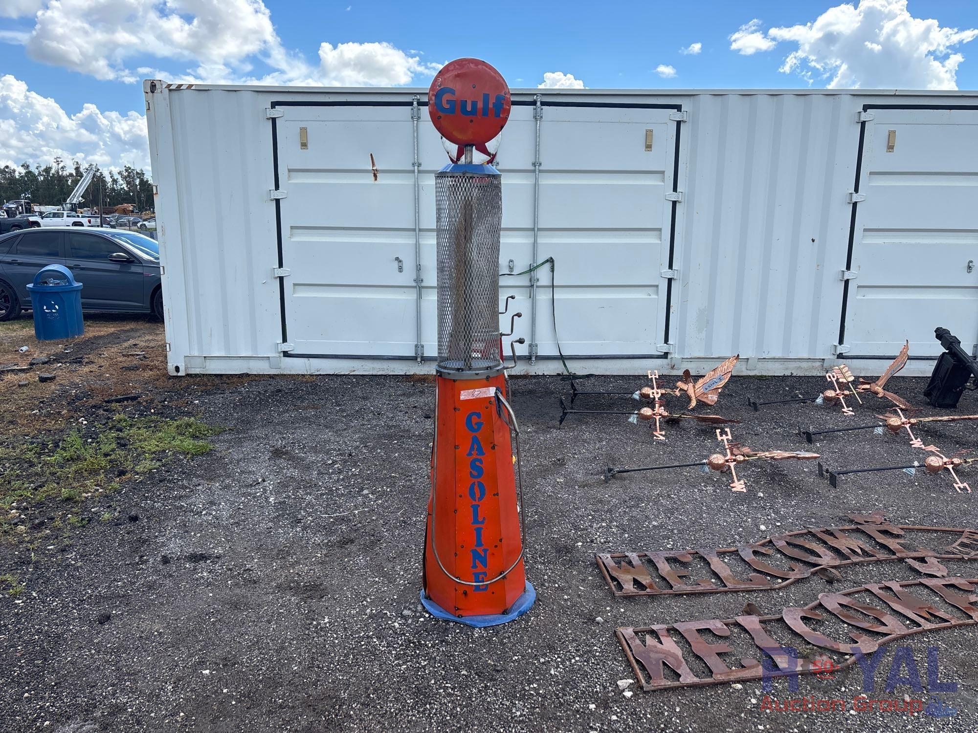 Gulf Vintage Decorative Fuel Pump (A55758)
