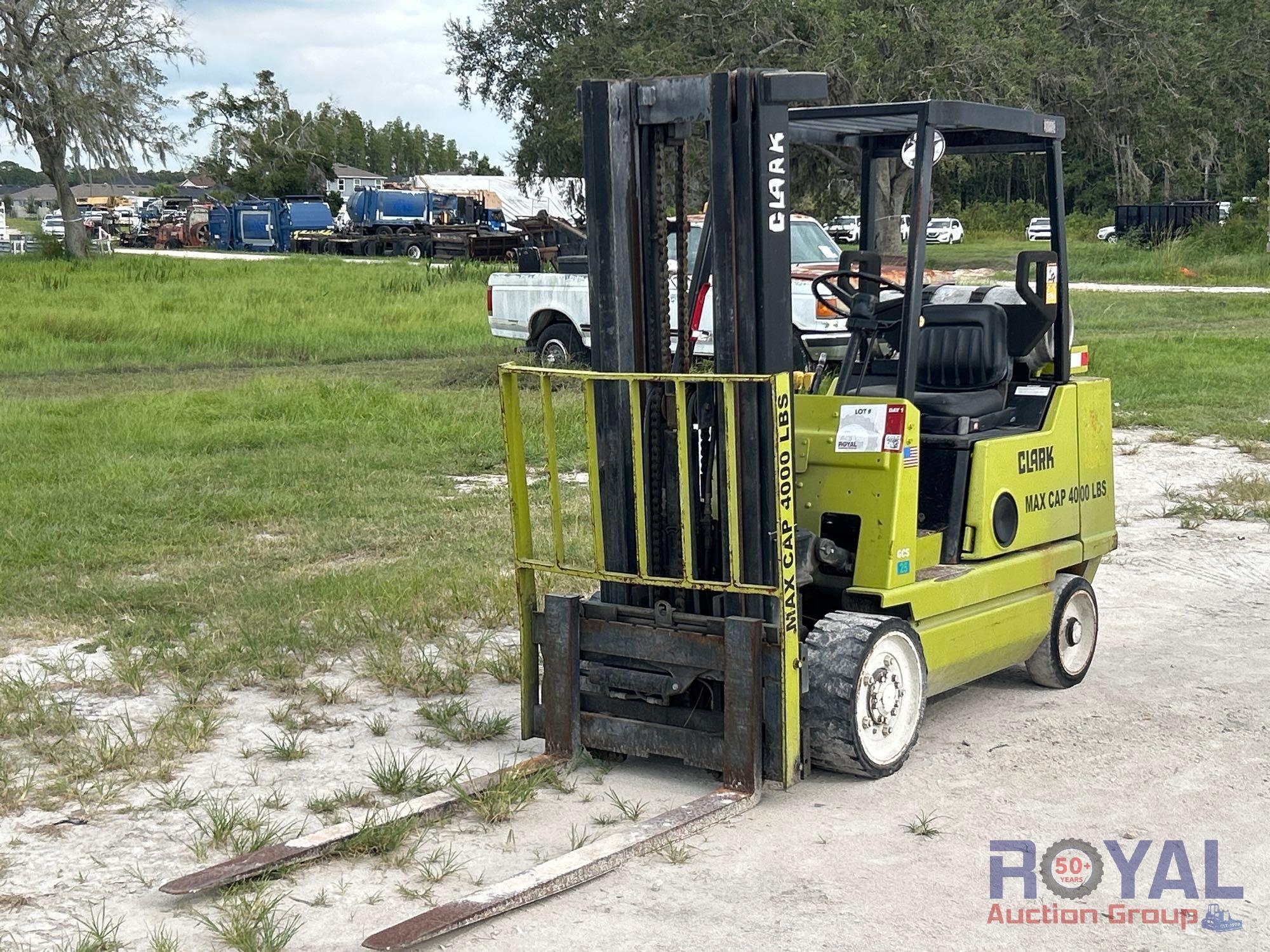 1988 Clark 4,000lb Propane Forklift (A51691)