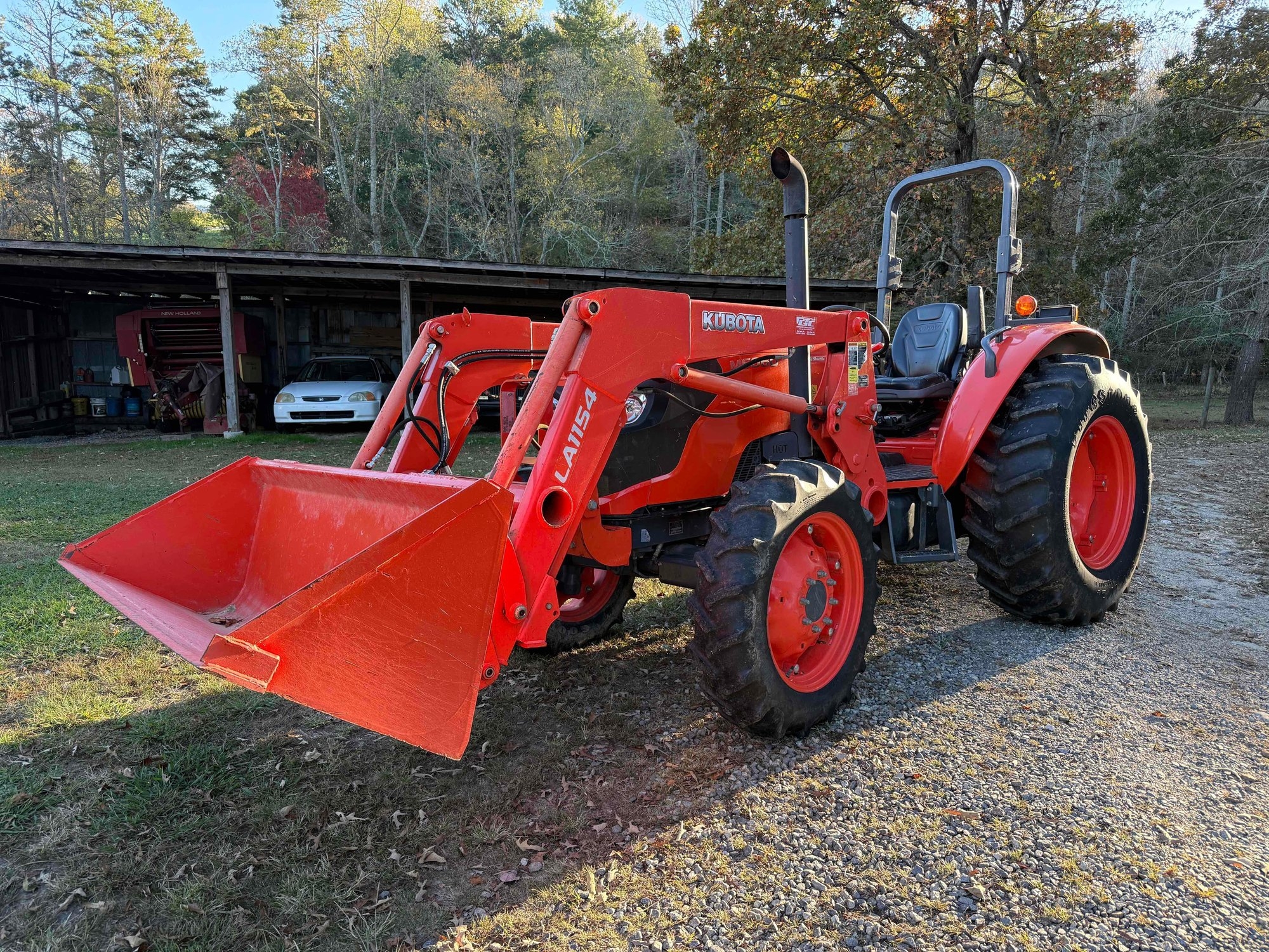 2018 Kubota M6060 4x4 Tractor with Loader (A54865)