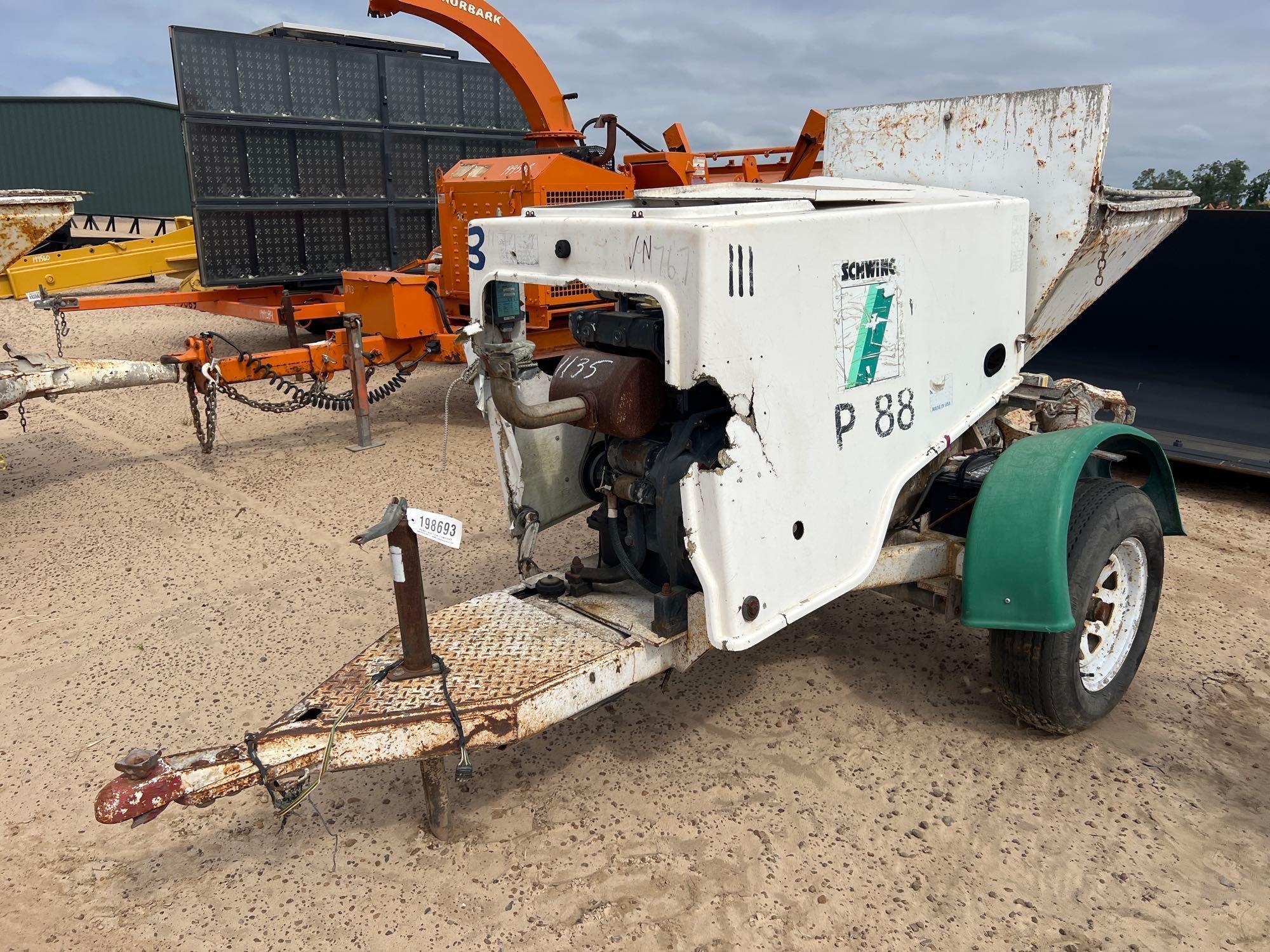 2006 SCHWING P-88 PORTABLE CONCRETE MIXER (A51247)